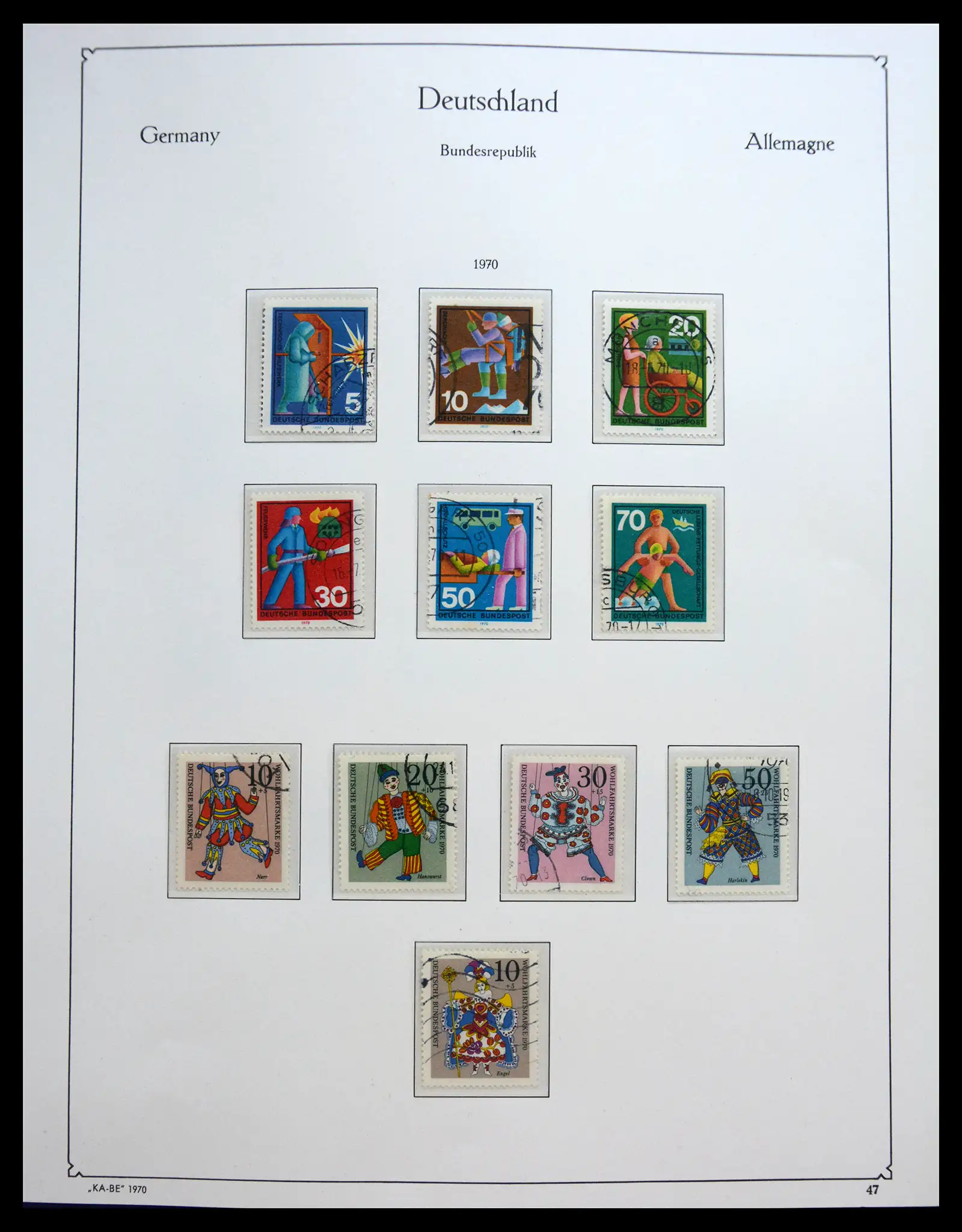 40538 0050 - Stamp collection 40538 Bundespost Germany complete 1949-1990.