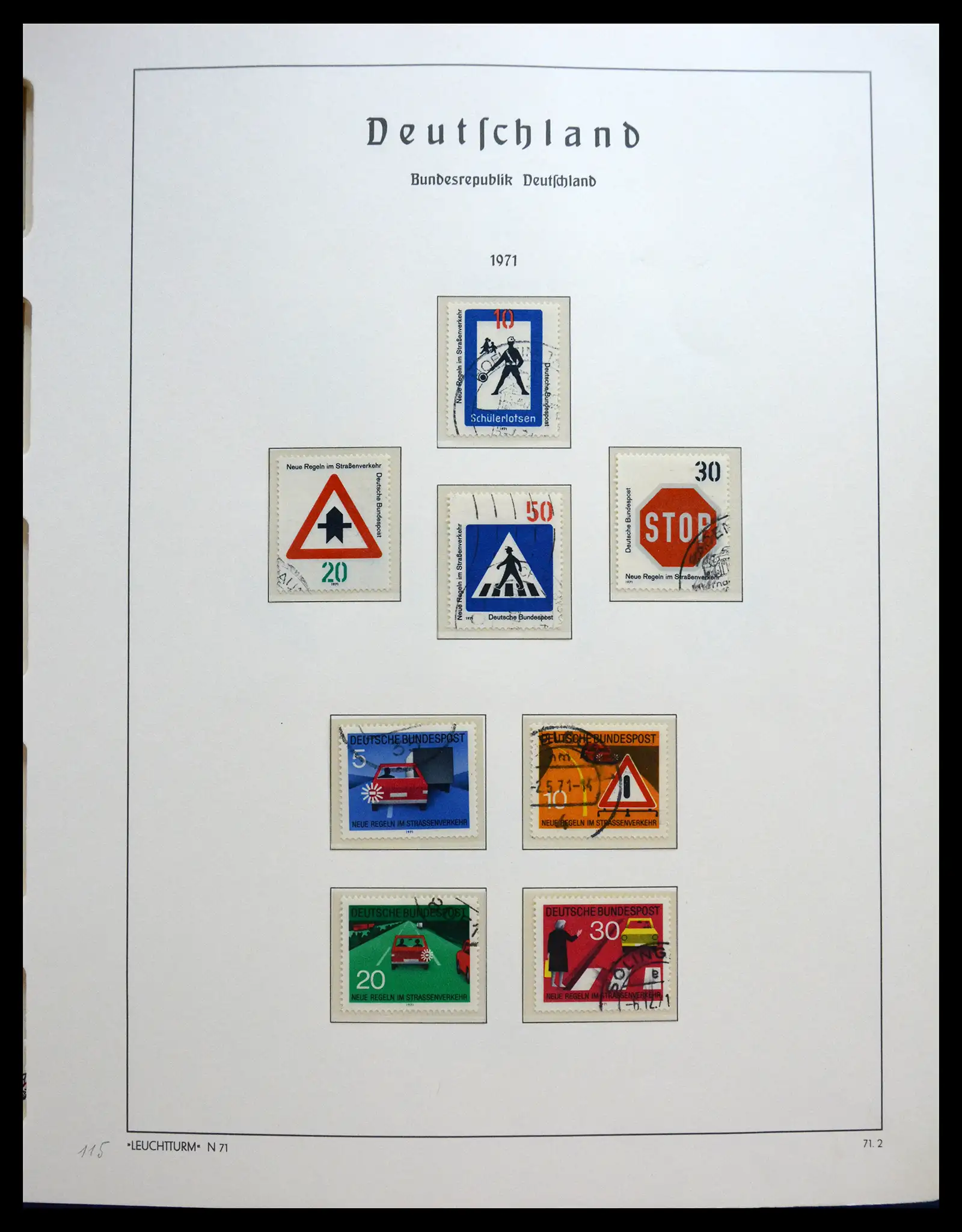 40538 0053 - Stamp collection 40538 Bundespost Germany complete 1949-1990.