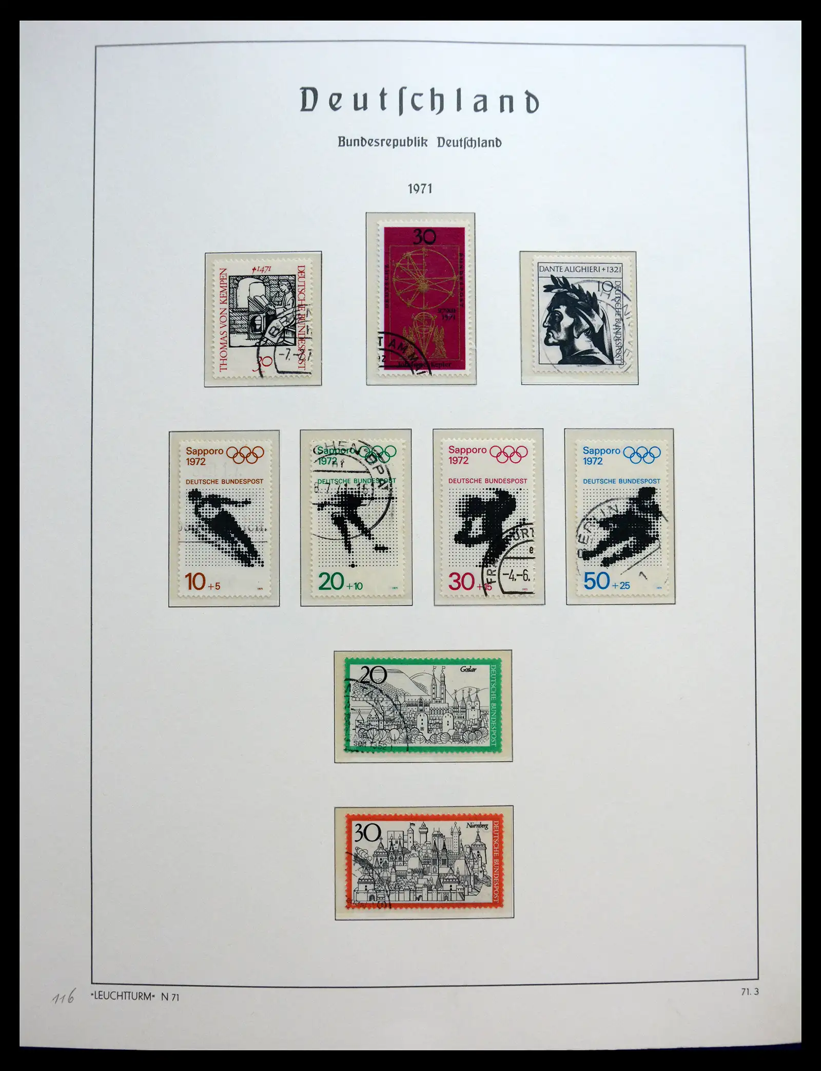 40538 0054 - Stamp collection 40538 Bundespost Germany complete 1949-1990.