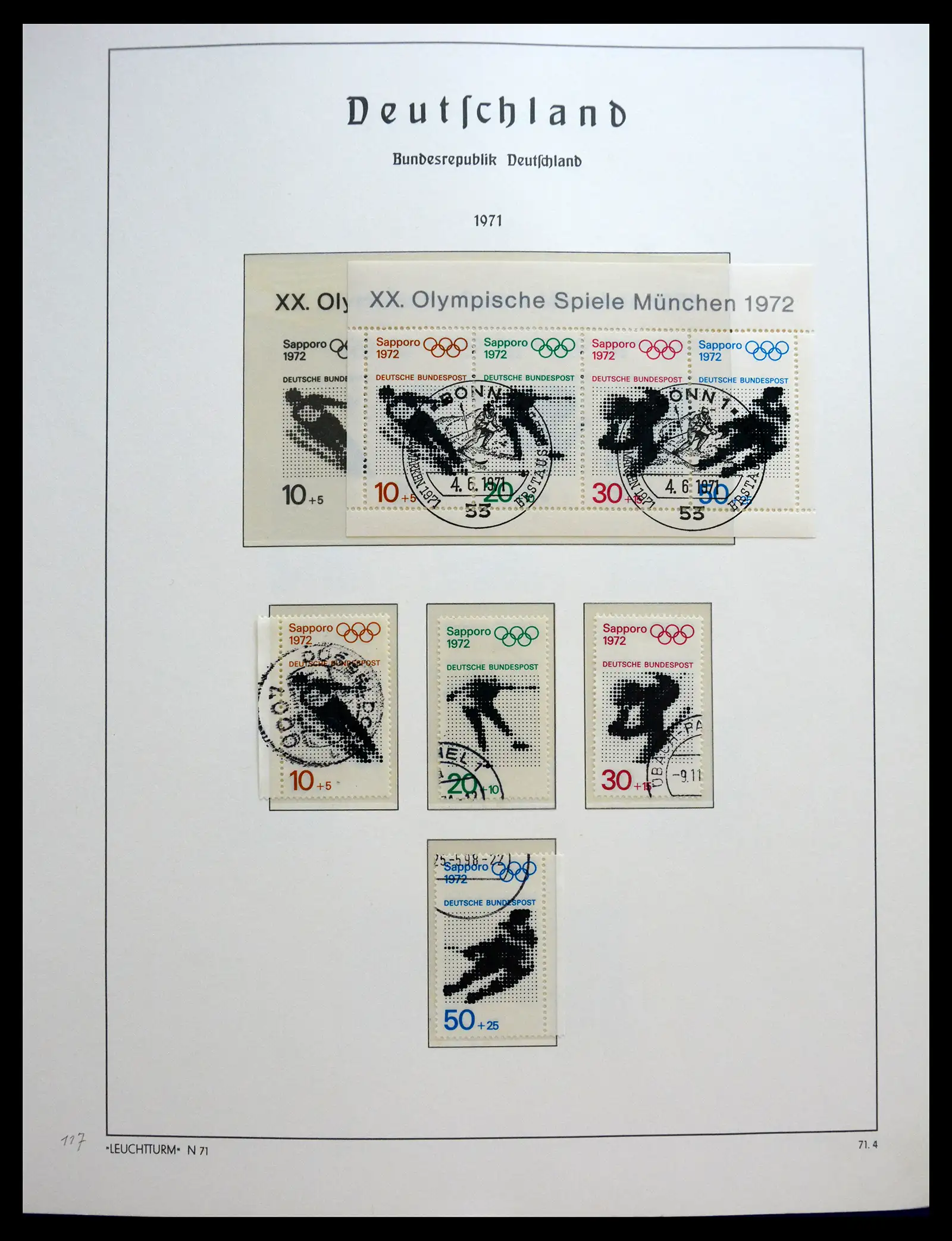 40538 0055 - Stamp collection 40538 Bundespost Germany complete 1949-1990.