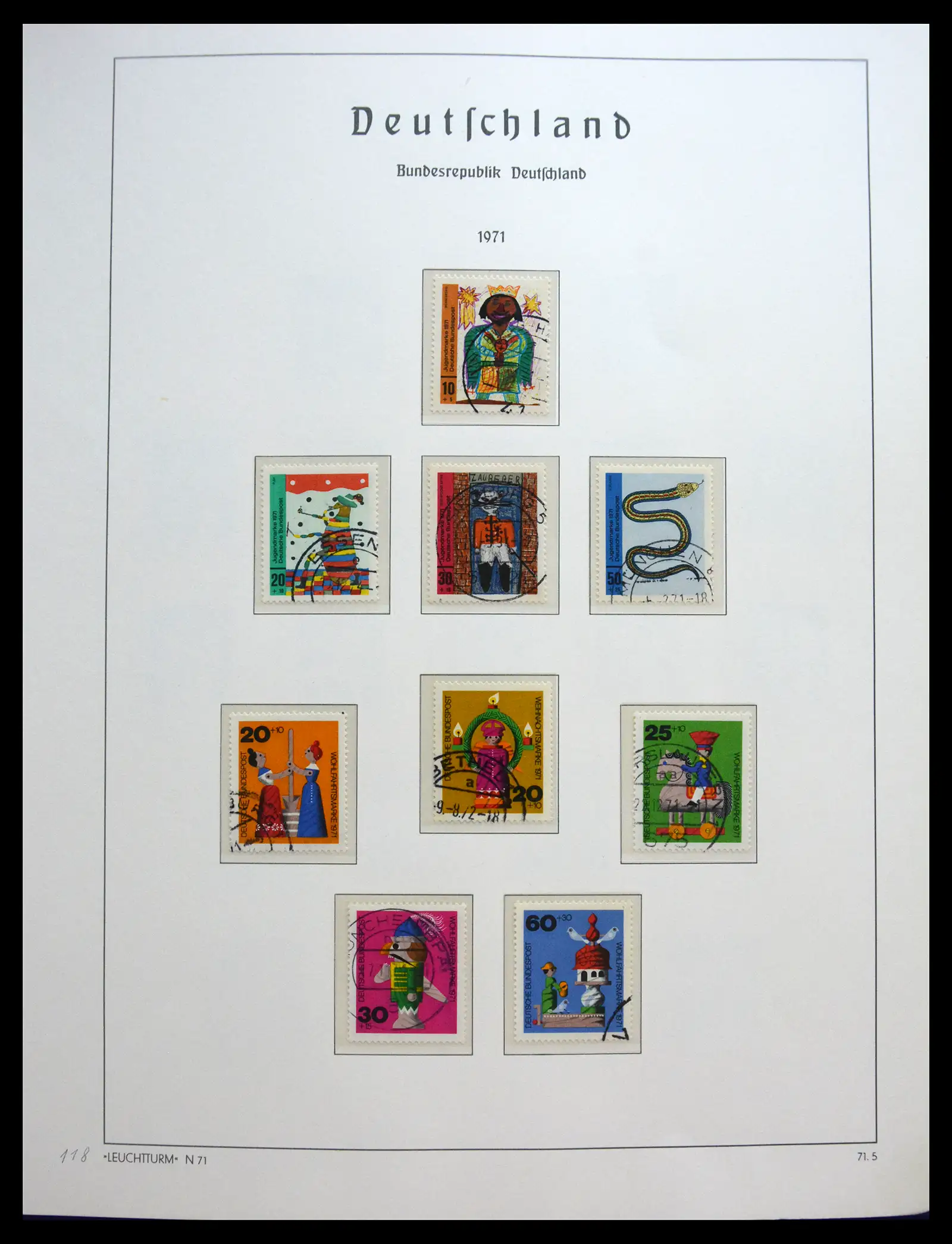 40538 0056 - Stamp collection 40538 Bundespost Germany complete 1949-1990.