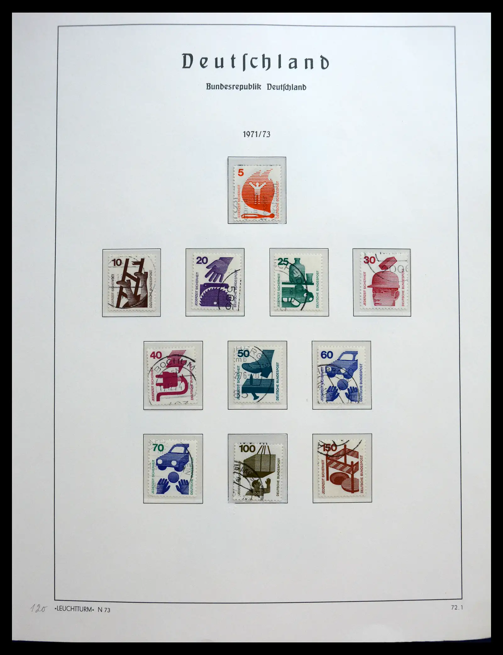 40538 0058 - Stamp collection 40538 Bundespost Germany complete 1949-1990.