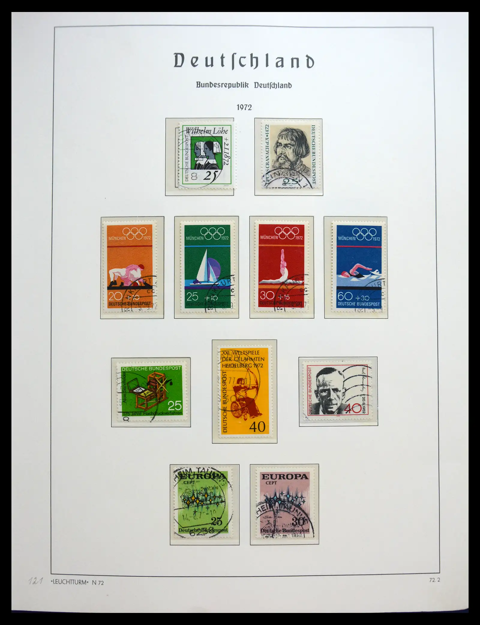40538 0059 - Stamp collection 40538 Bundespost Germany complete 1949-1990.