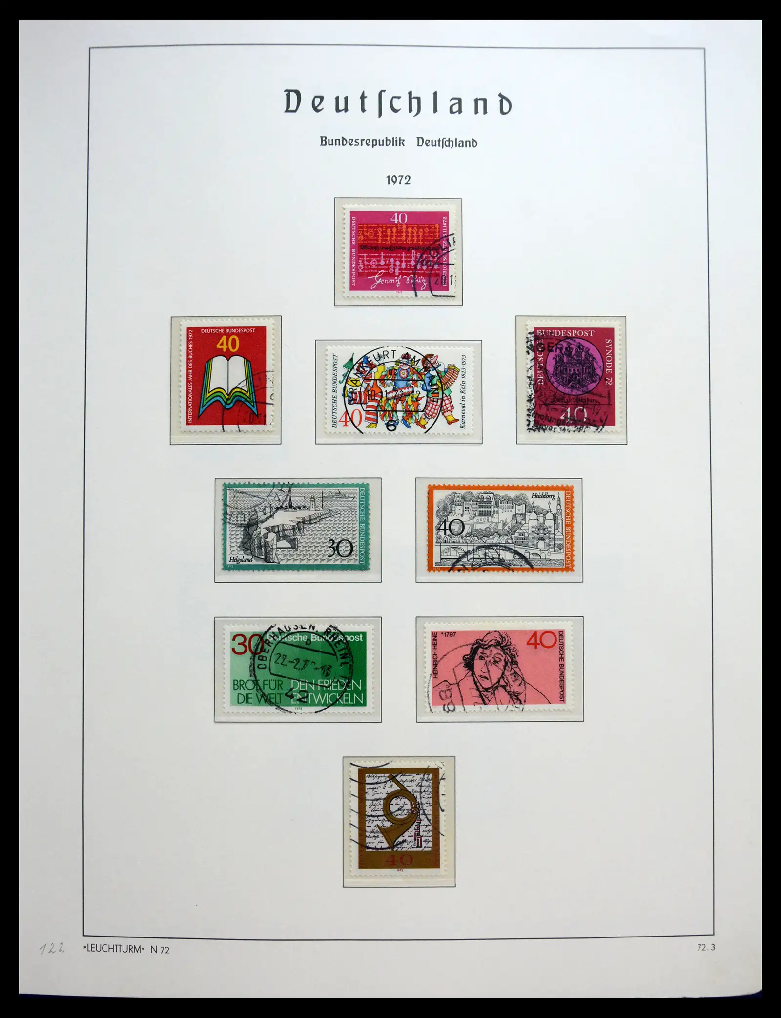 40538 0060 - Stamp collection 40538 Bundespost Germany complete 1949-1990.