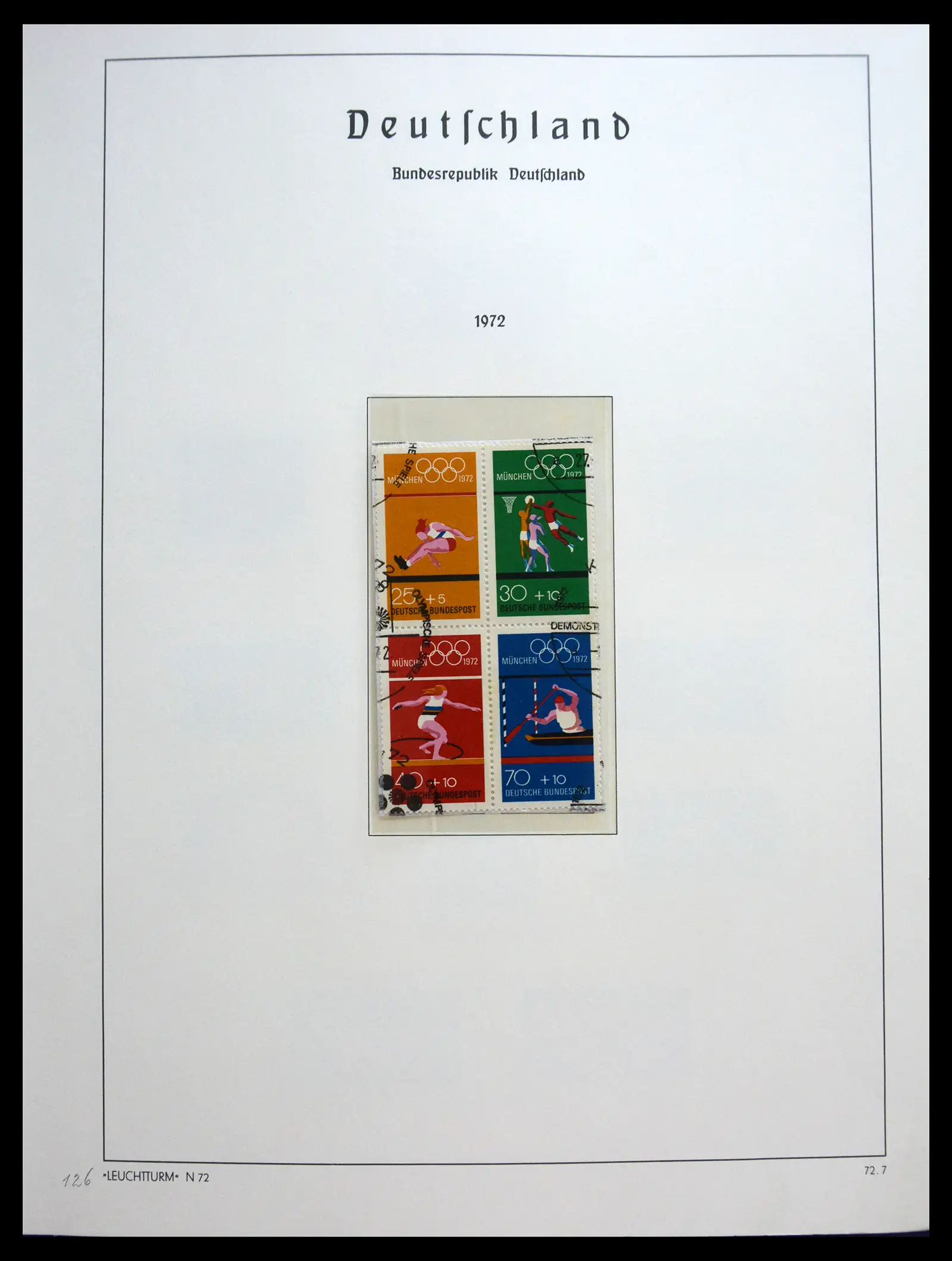 40538 0064 - Stamp collection 40538 Bundespost Germany complete 1949-1990.