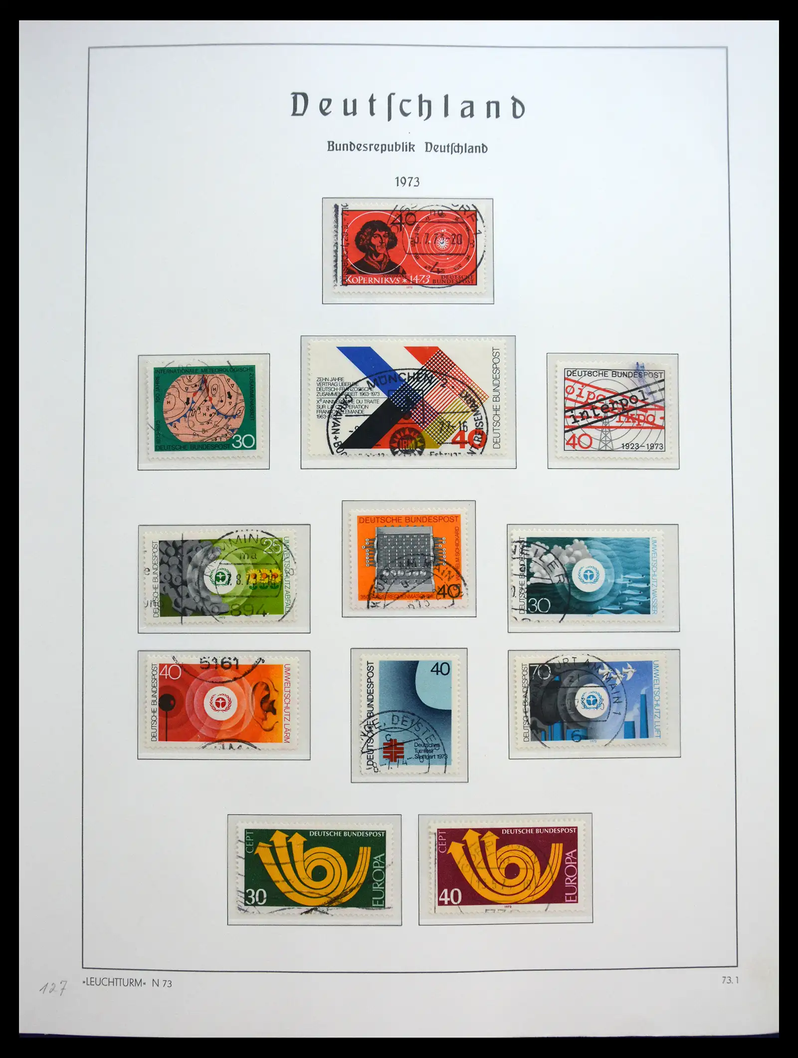 40538 0065 - Stamp collection 40538 Bundespost Germany complete 1949-1990.