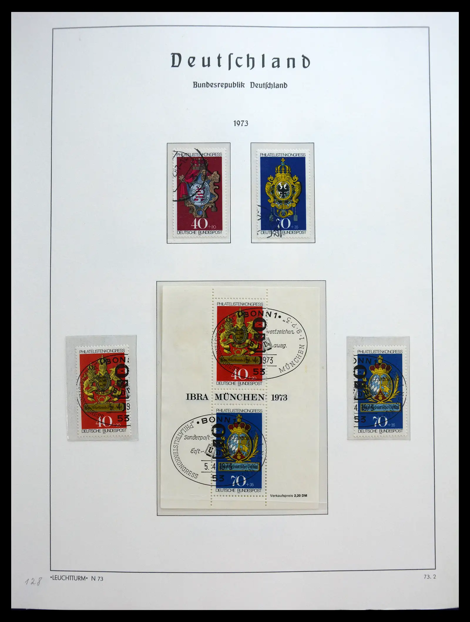 40538 0066 - Stamp collection 40538 Bundespost Germany complete 1949-1990.