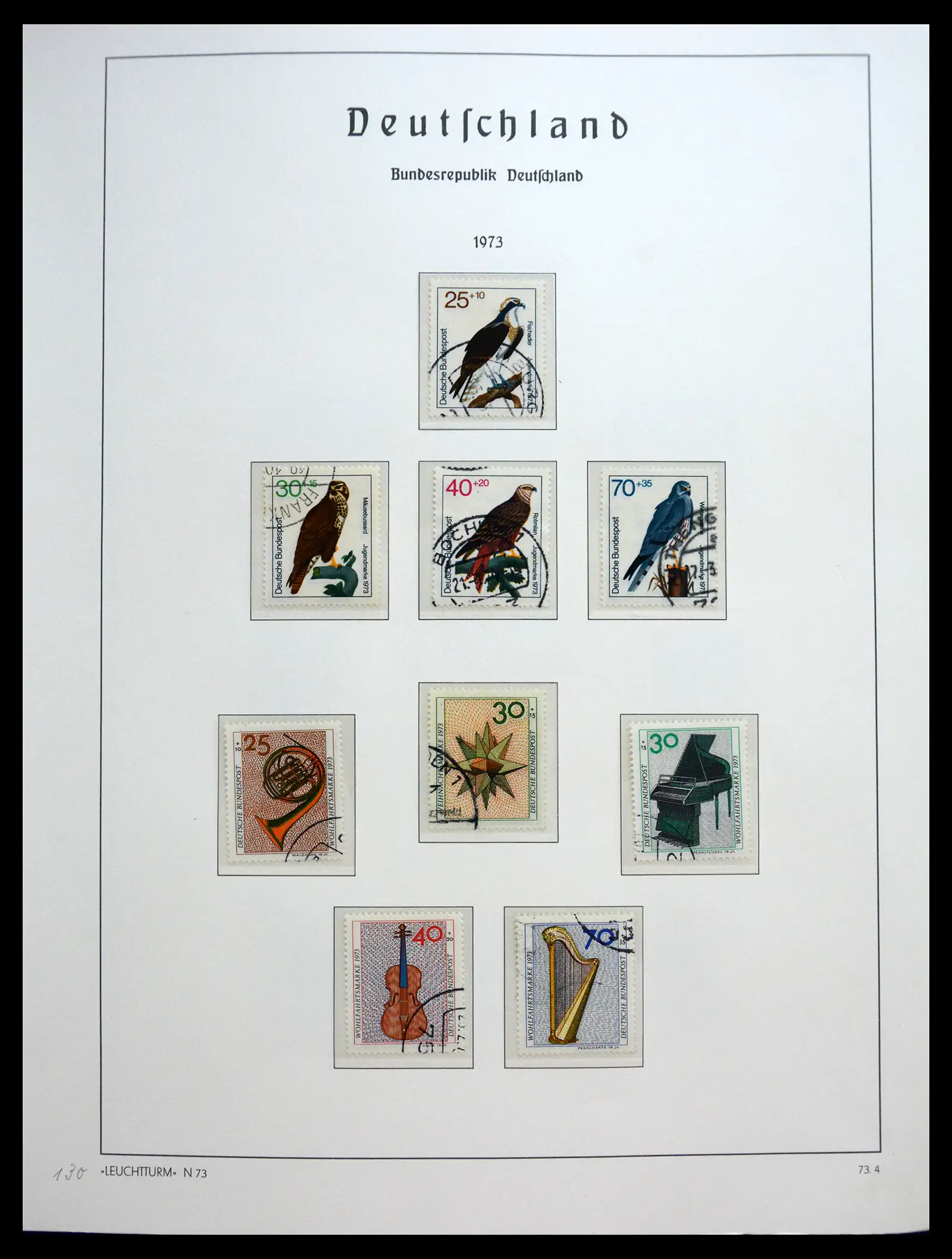 40538 0068 - Stamp collection 40538 Bundespost Germany complete 1949-1990.