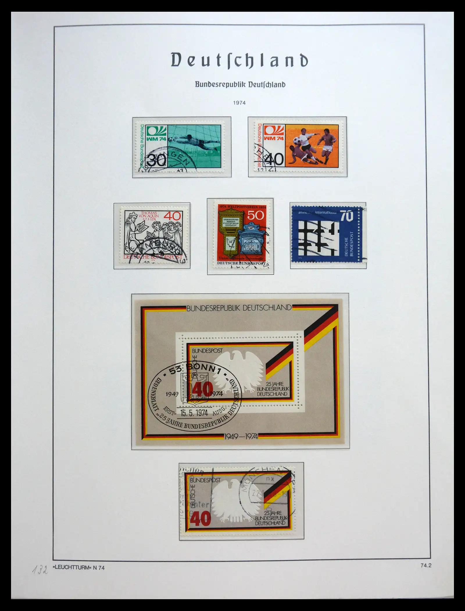 40538 0070 - Stamp collection 40538 Bundespost Germany complete 1949-1990.