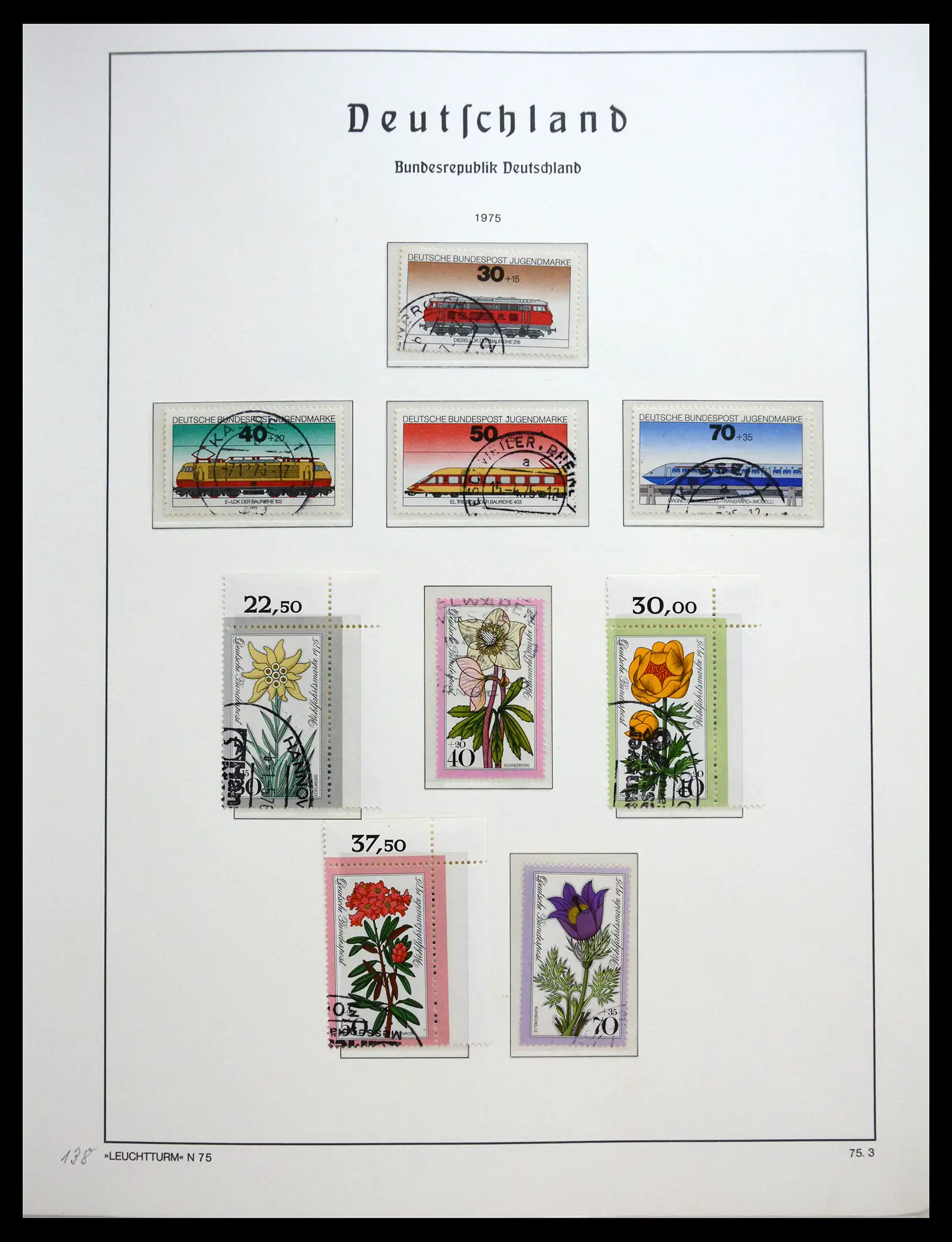 40538 0076 - Stamp collection 40538 Bundespost Germany complete 1949-1990.