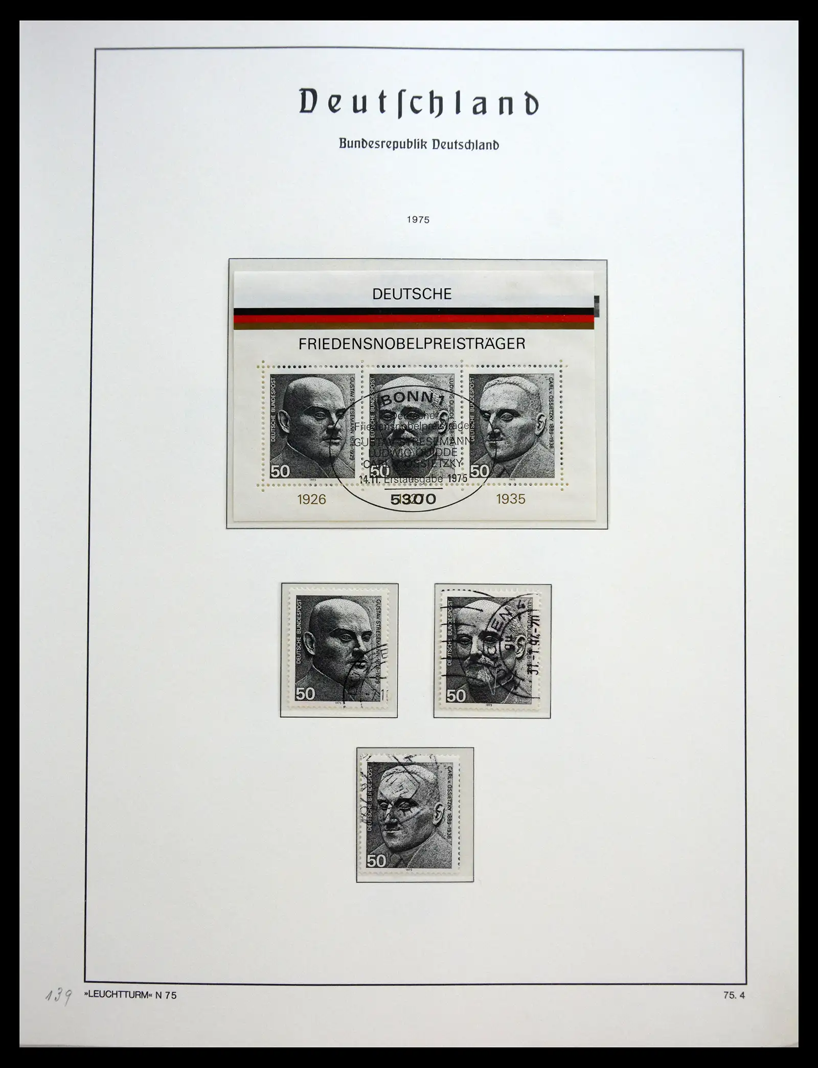 40538 0077 - Stamp collection 40538 Bundespost Germany complete 1949-1990.
