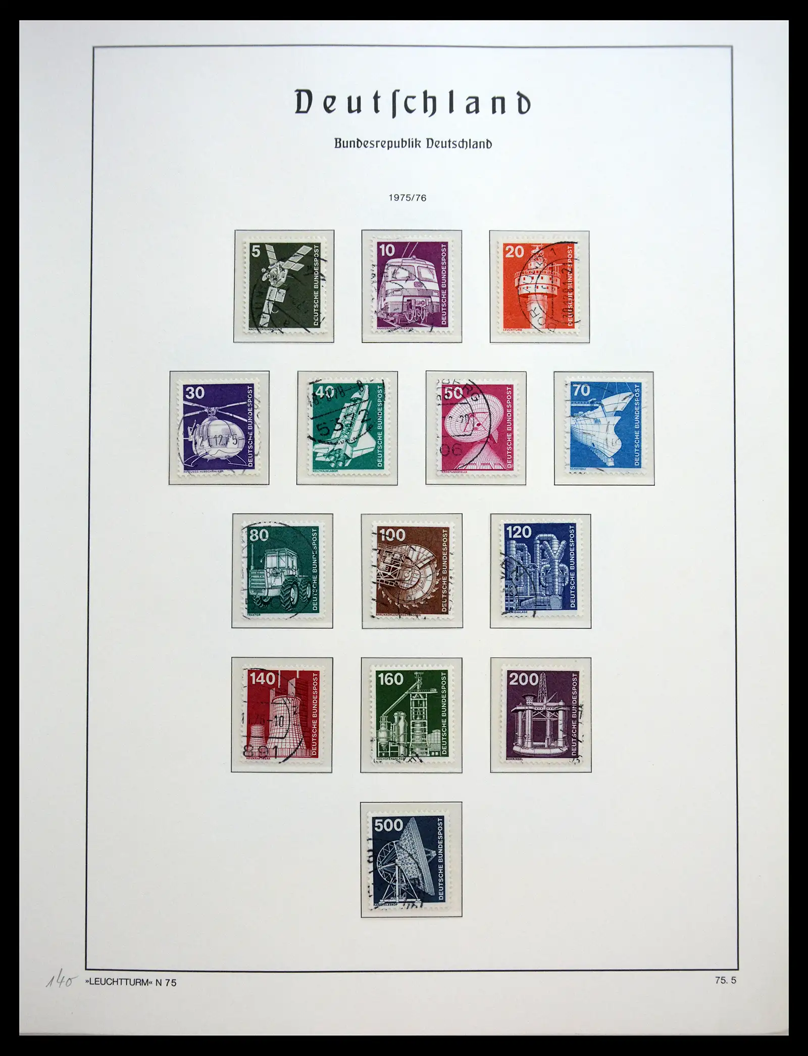 40538 0078 - Stamp collection 40538 Bundespost Germany complete 1949-1990.