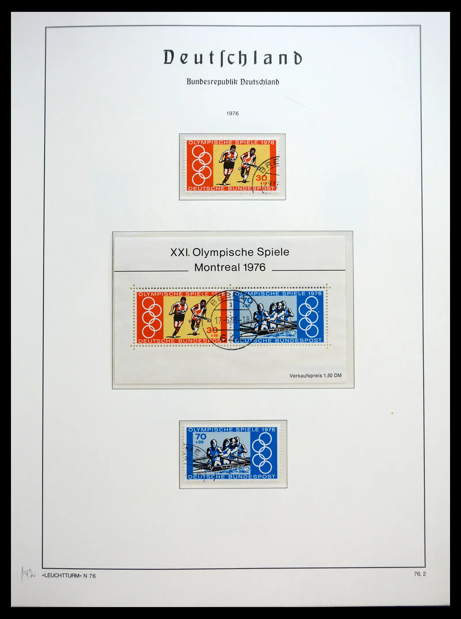 40538 0080 - Stamp collection 40538 Bundespost Germany complete 1949-1990.
