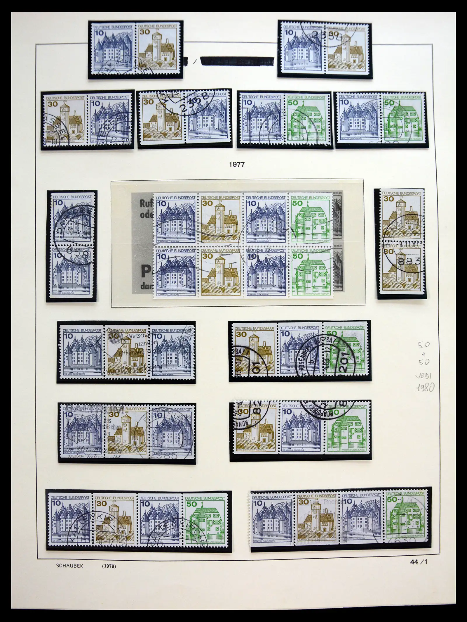 40538 0086 - Stamp collection 40538 Bundespost Germany complete 1949-1990.