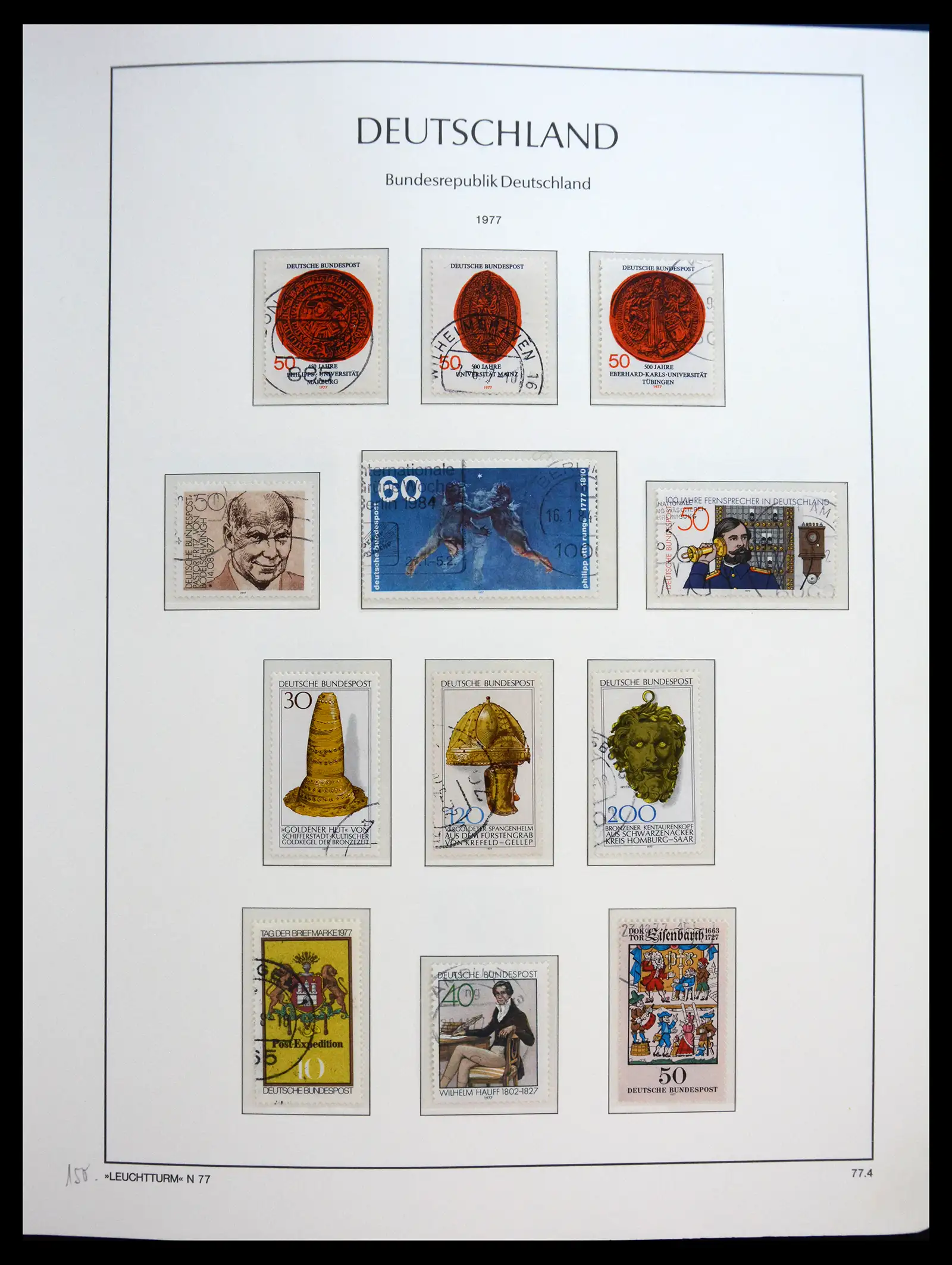 40538 0090 - Stamp collection 40538 Bundespost Germany complete 1949-1990.