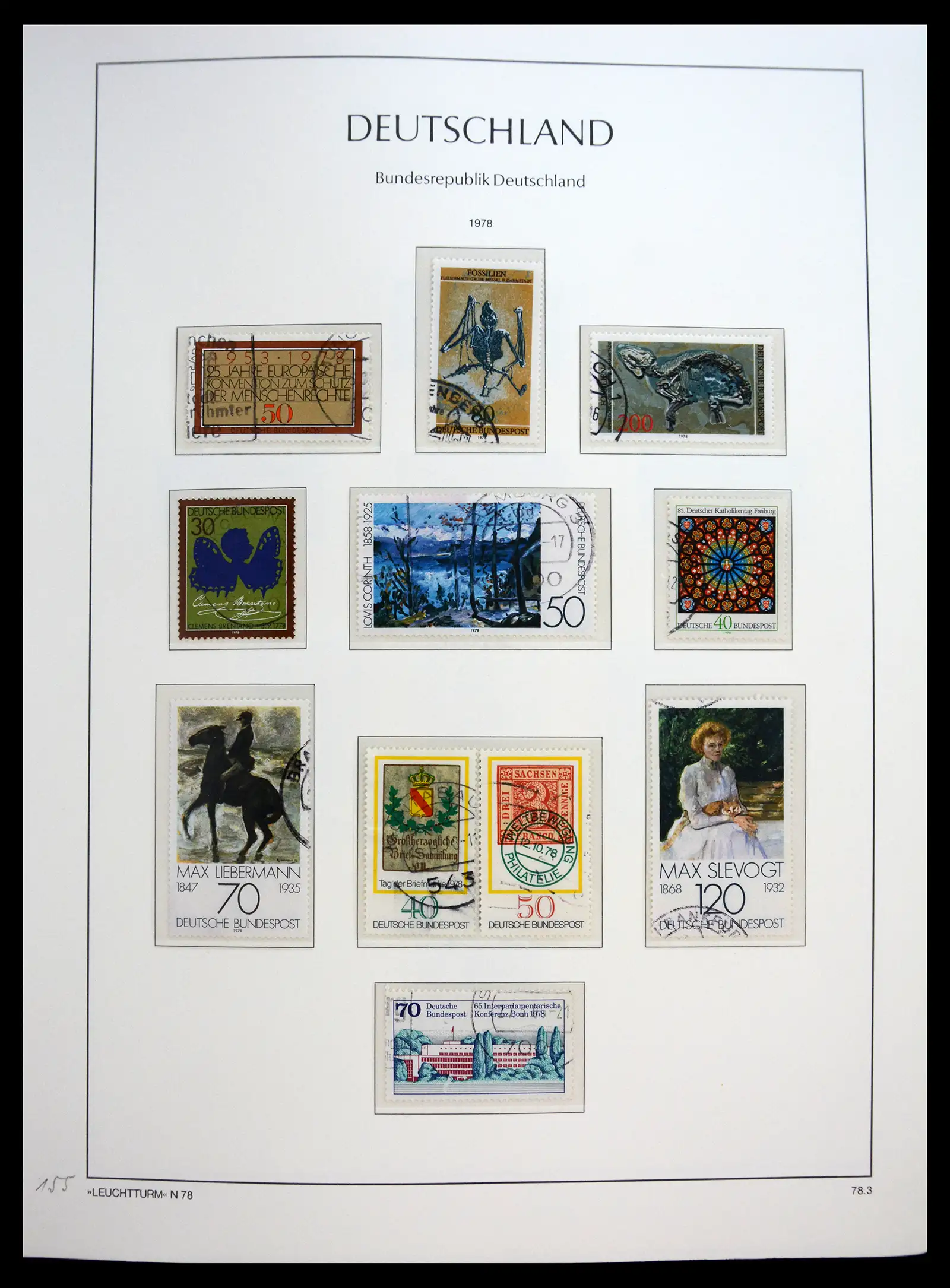 40538 0095 - Stamp collection 40538 Bundespost Germany complete 1949-1990.
