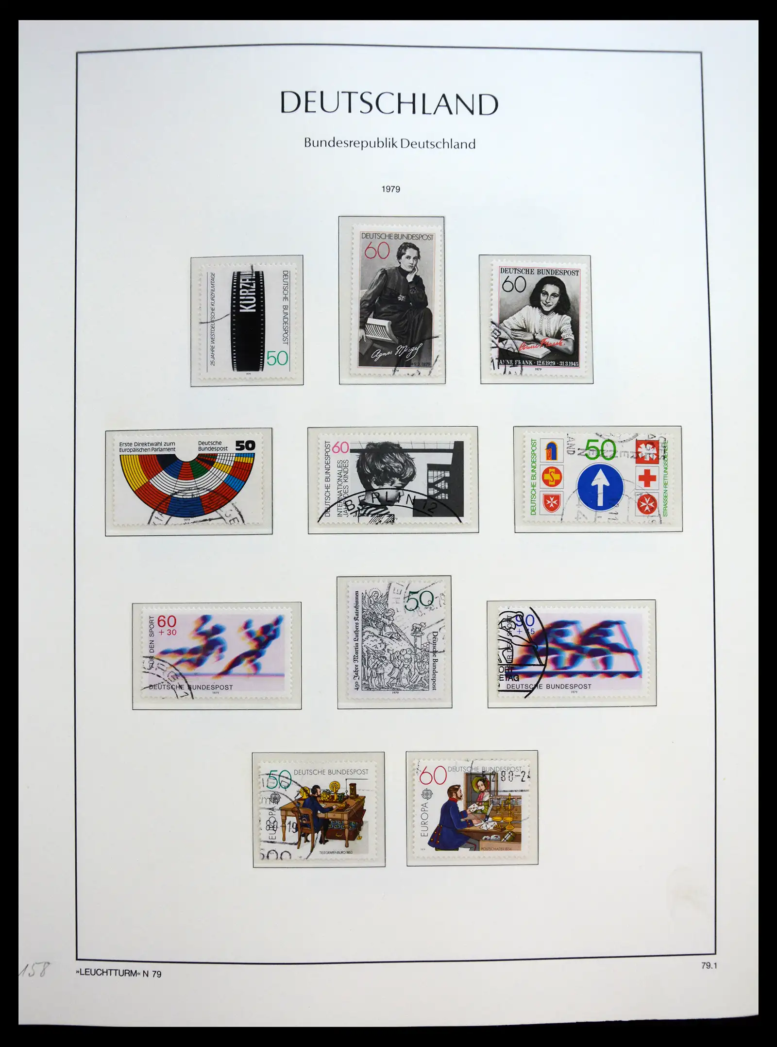 40538 0098 - Stamp collection 40538 Bundespost Germany complete 1949-1990.