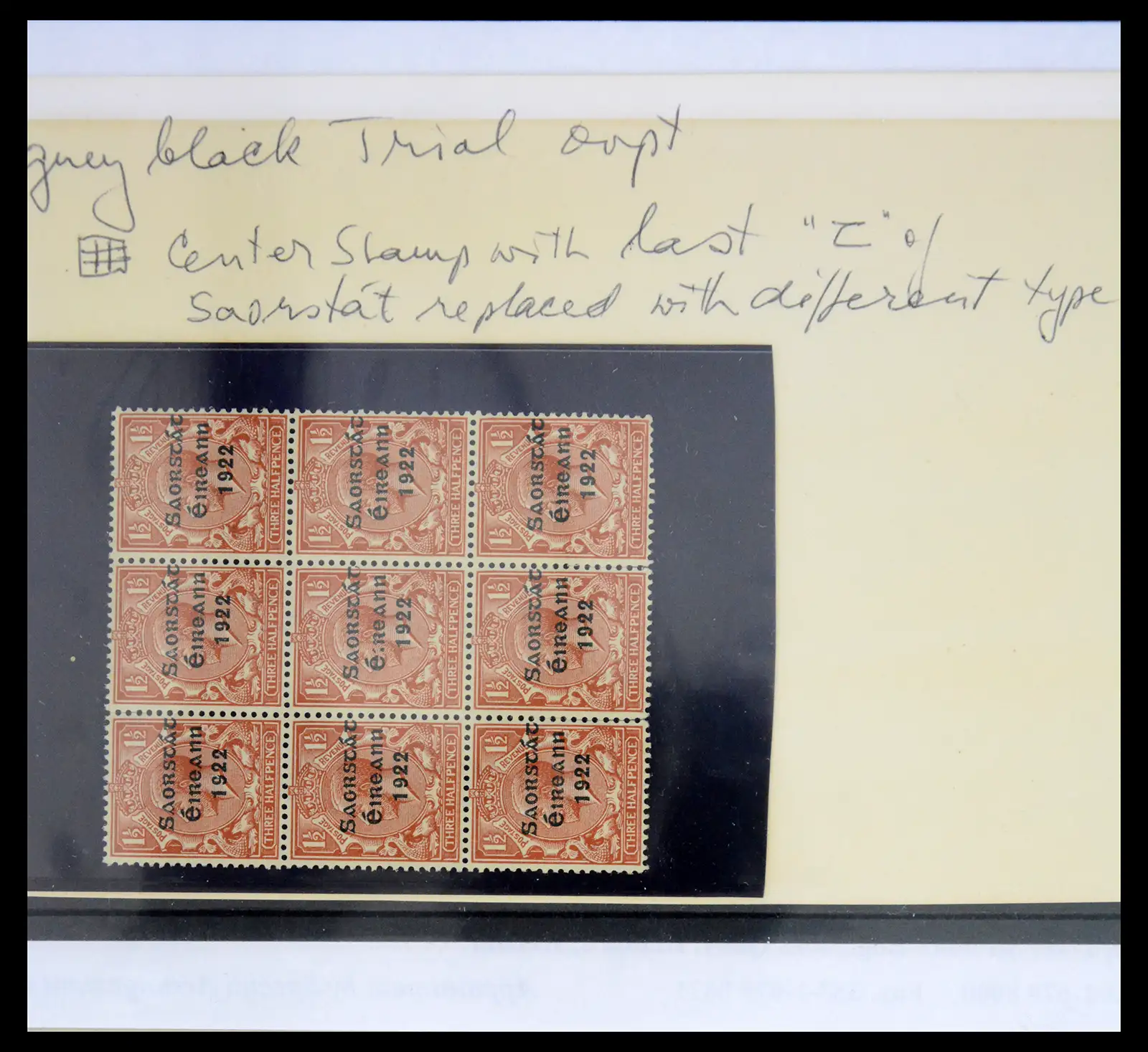 40540 0005 - Postzegelverzameling 40540 Ierland 1922-1935.
