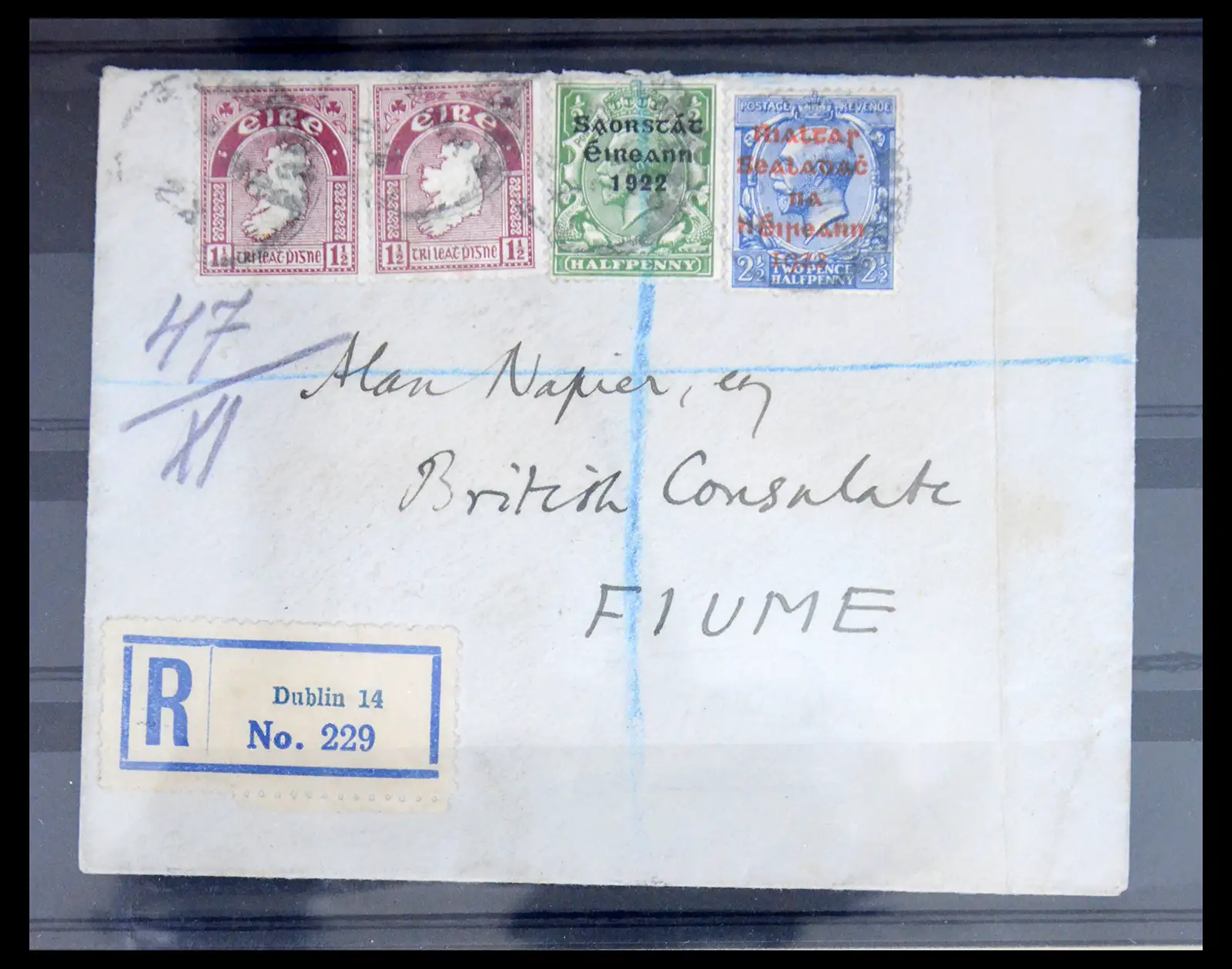 40540 0011 - Postzegelverzameling 40540 Ierland 1922-1935.