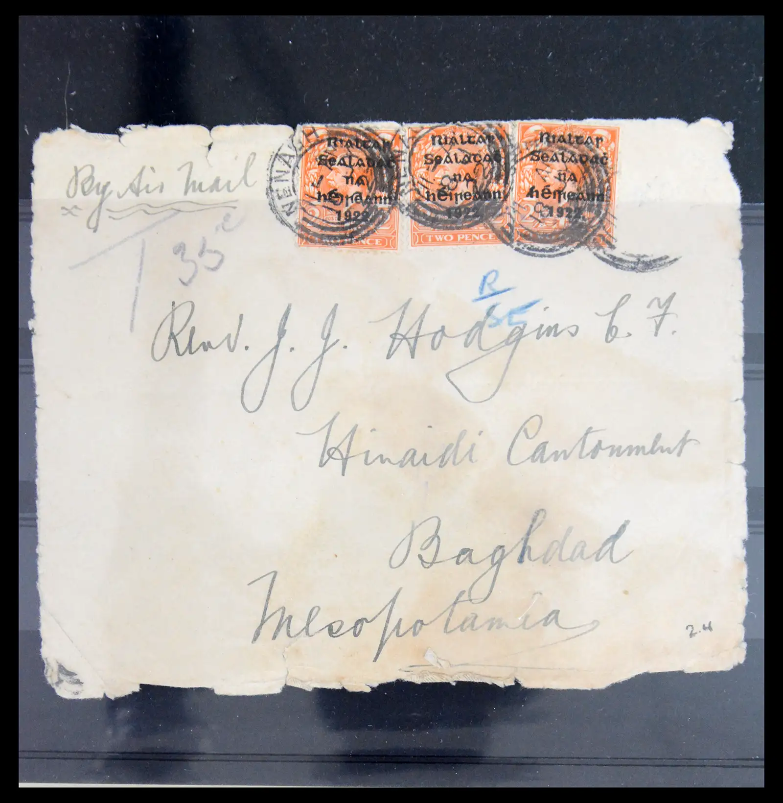 40540 0012 - Postzegelverzameling 40540 Ierland 1922-1935.