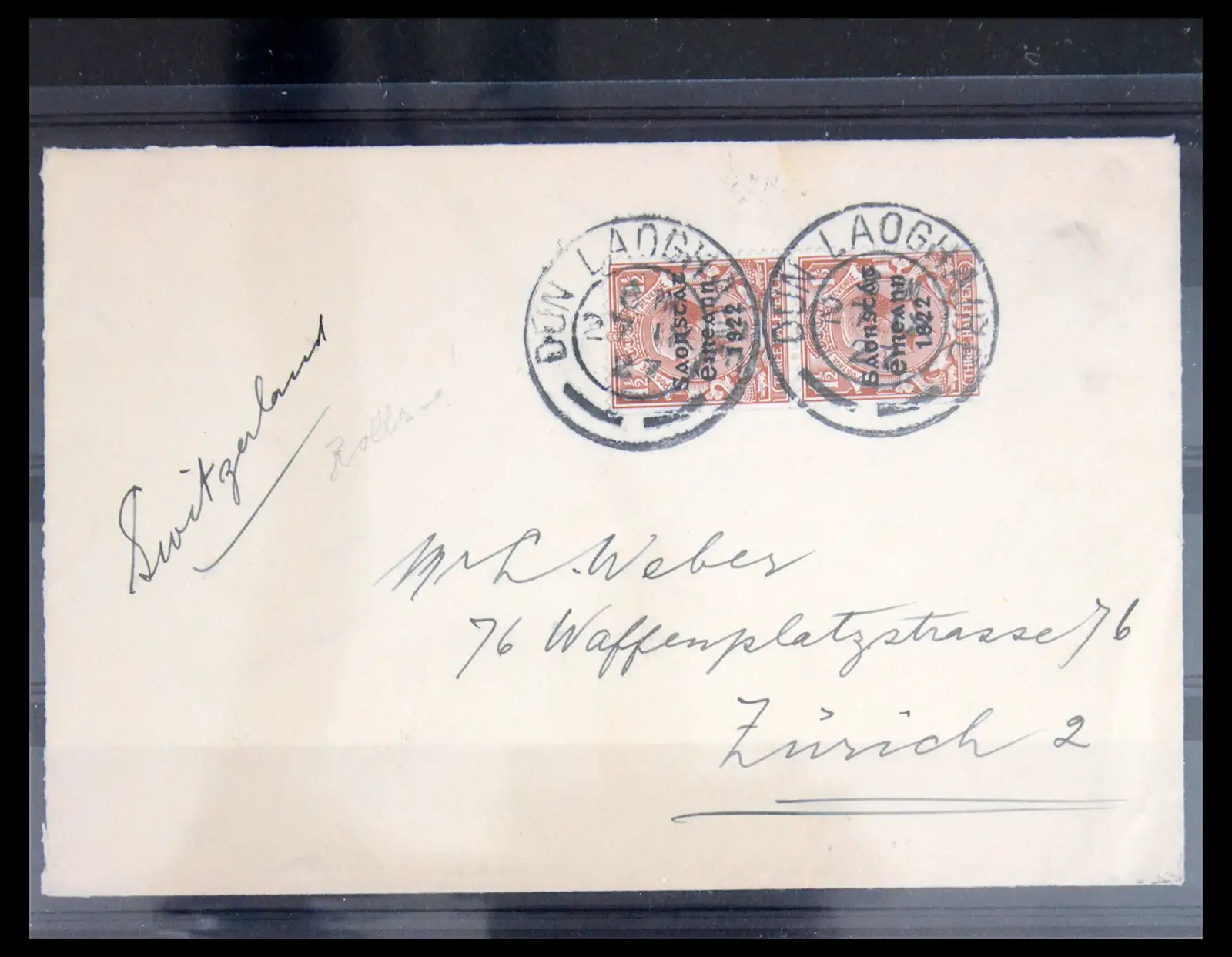 40540 0015 - Postzegelverzameling 40540 Ierland 1922-1935.