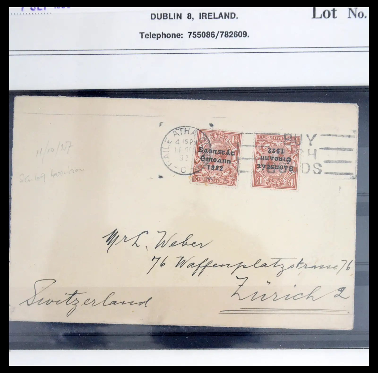 40540 0047 - Stamp collection 40540 Ireland 1922-1935.