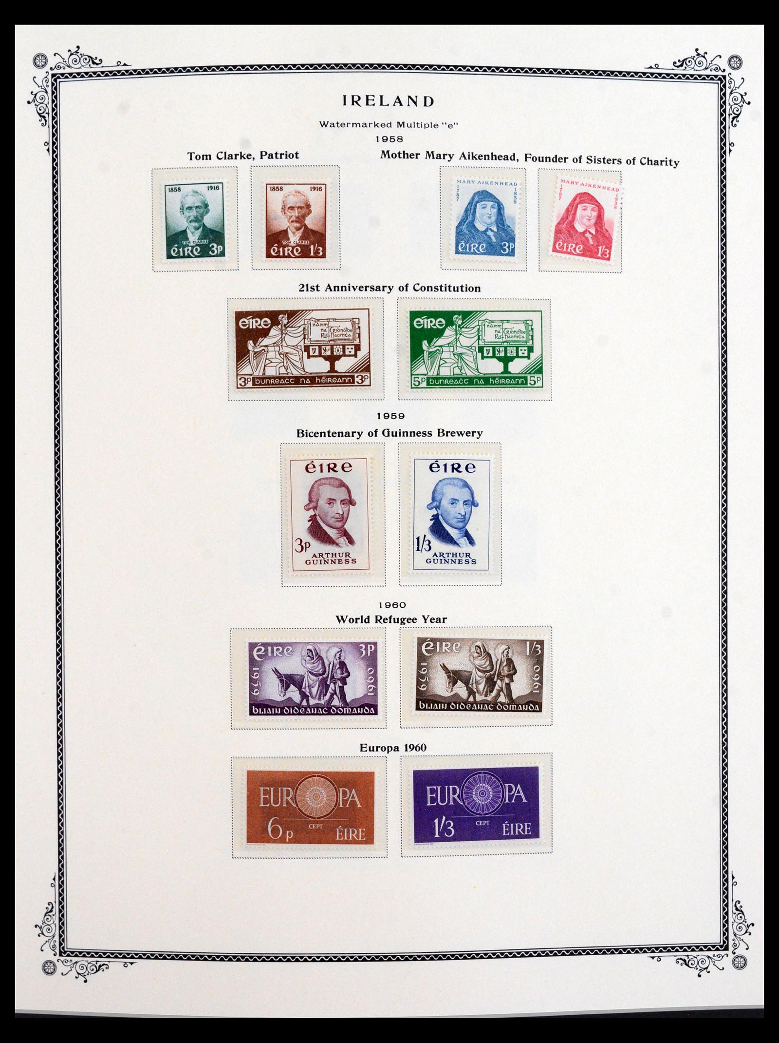 40542 0002 - Postzegel verzameling 40542 Ierland compleet 1953-2008.