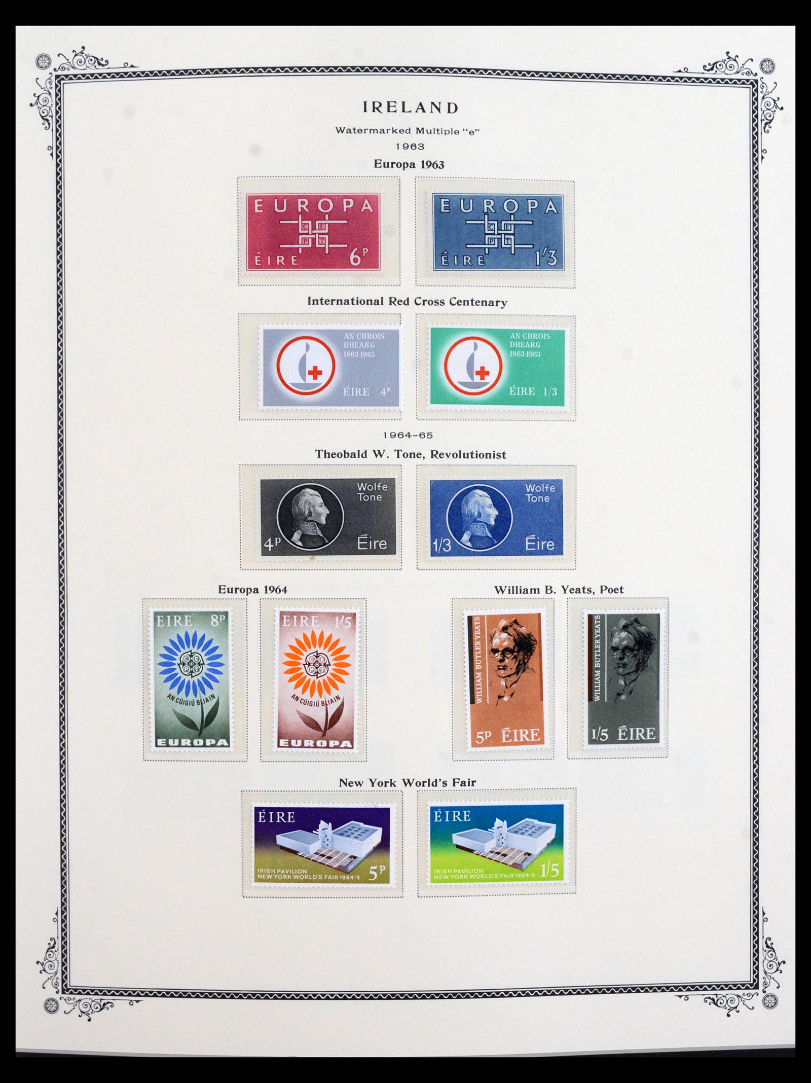 40542 0004 - Postzegel verzameling 40542 Ierland compleet 1953-2008.