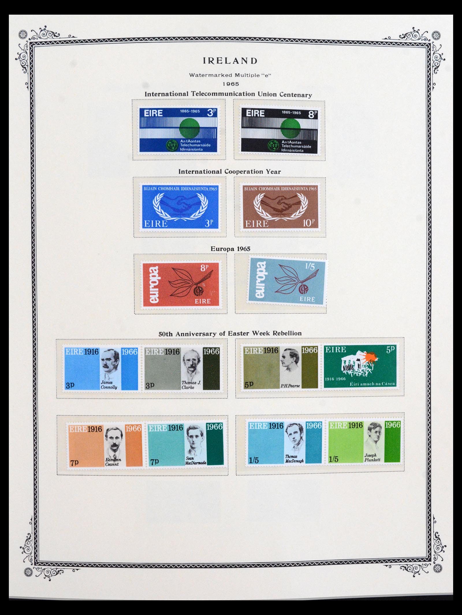 40542 0005 - Postzegel verzameling 40542 Ierland compleet 1953-2008.