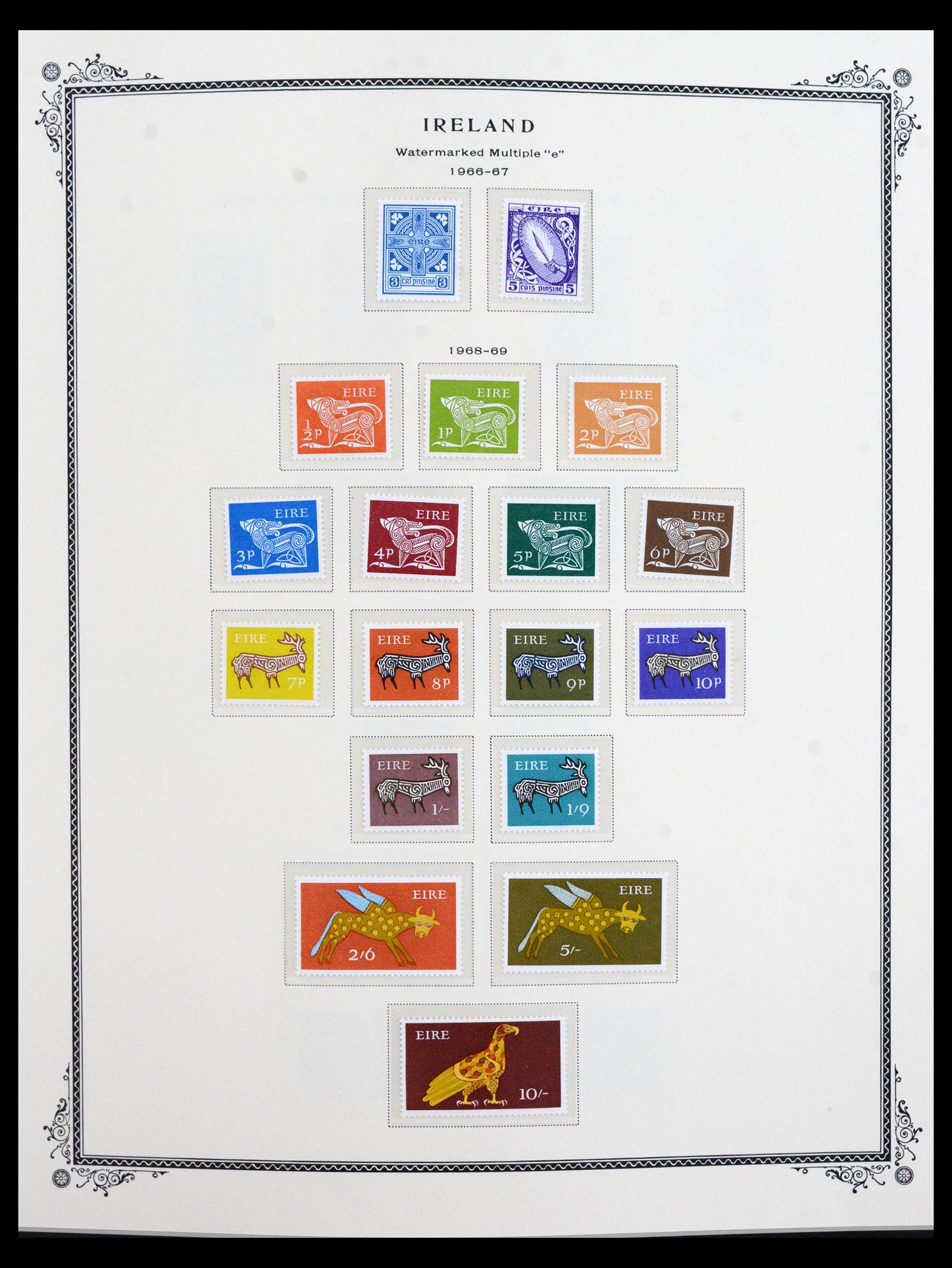 40542 0007 - Postzegel verzameling 40542 Ierland compleet 1953-2008.