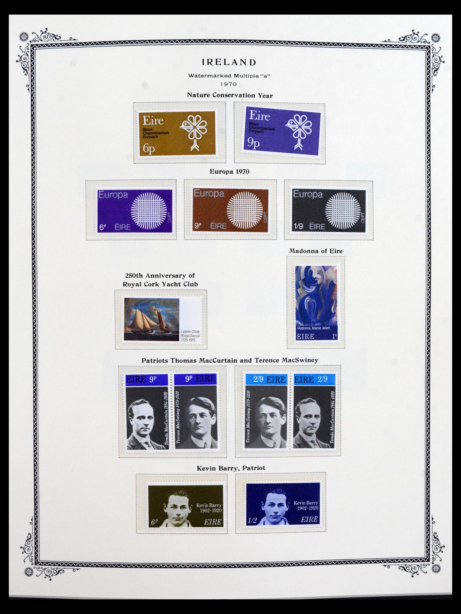 40542 0010 - Postzegel verzameling 40542 Ierland compleet 1953-2008.