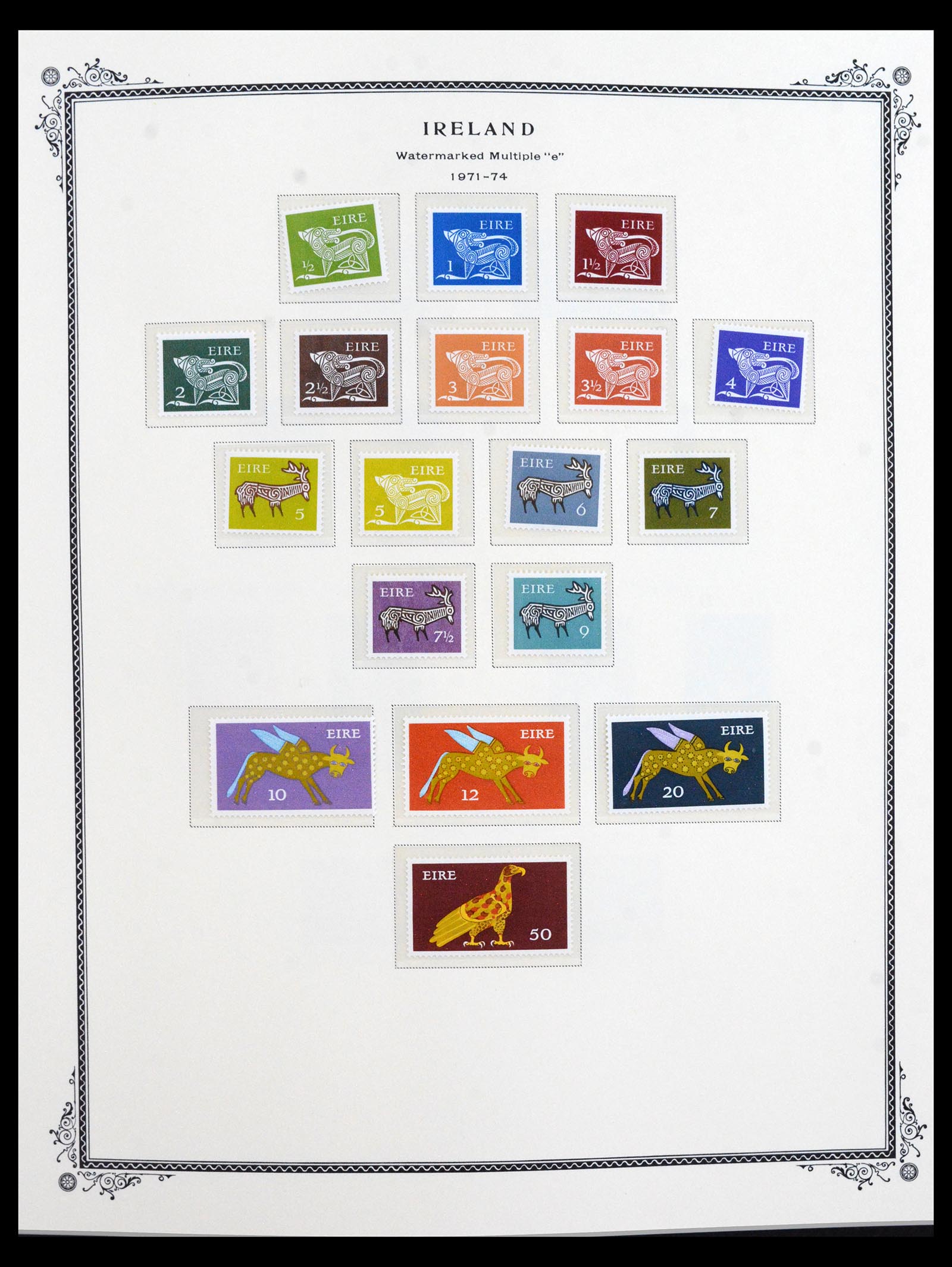 40542 0011 - Postzegel verzameling 40542 Ierland compleet 1953-2008.