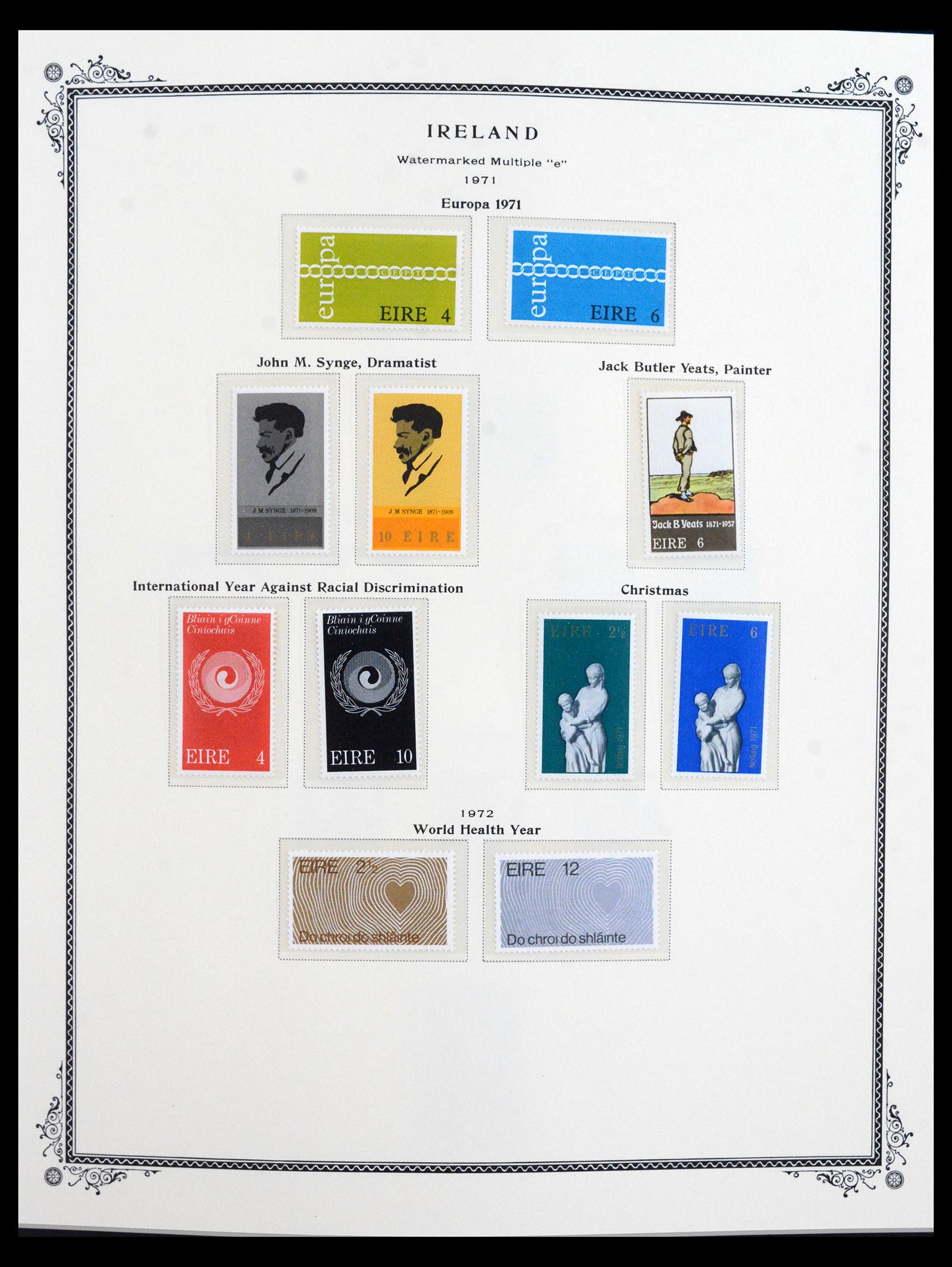 40542 0012 - Postzegel verzameling 40542 Ierland compleet 1953-2008.