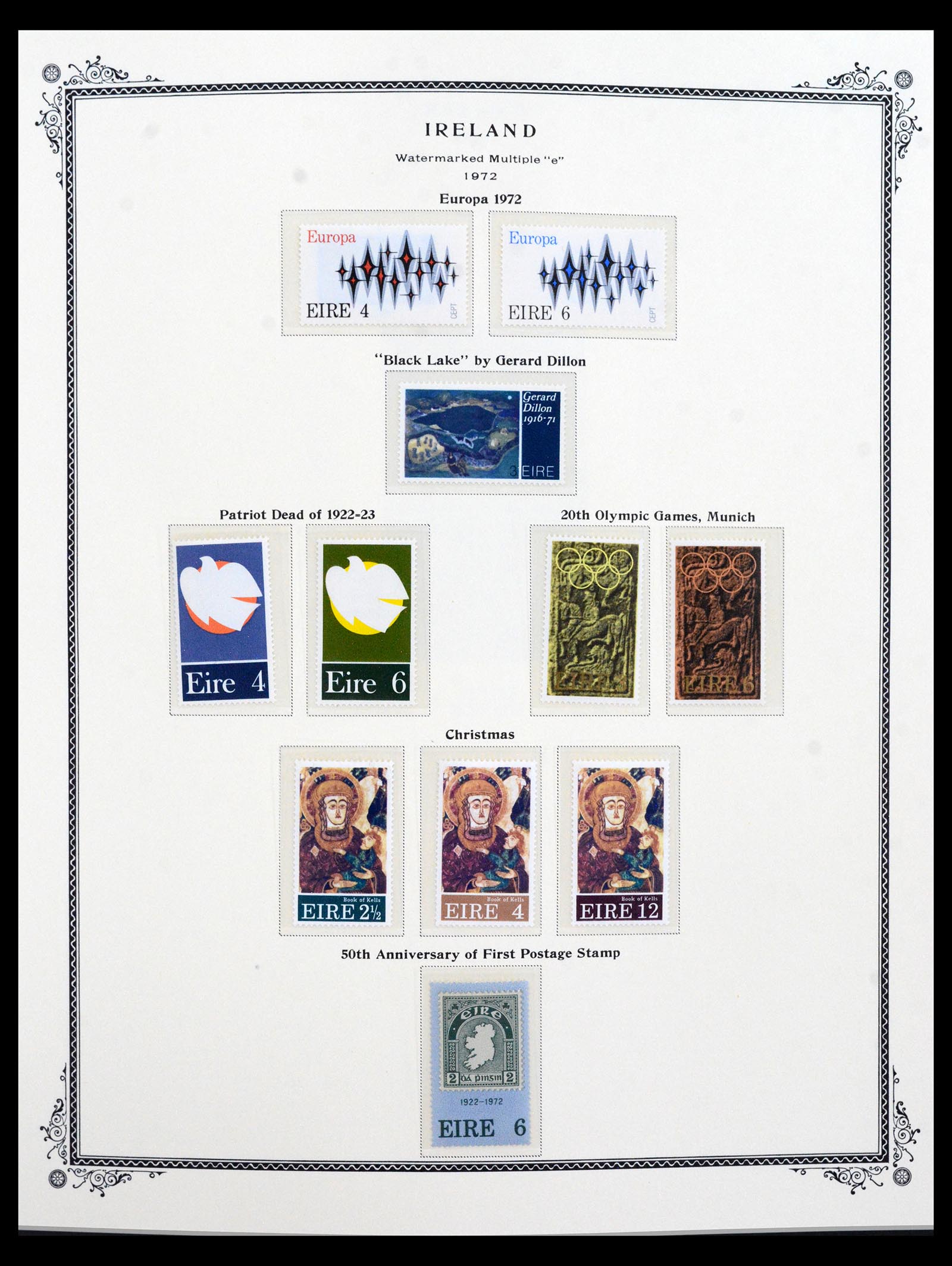 40542 0013 - Postzegel verzameling 40542 Ierland compleet 1953-2008.