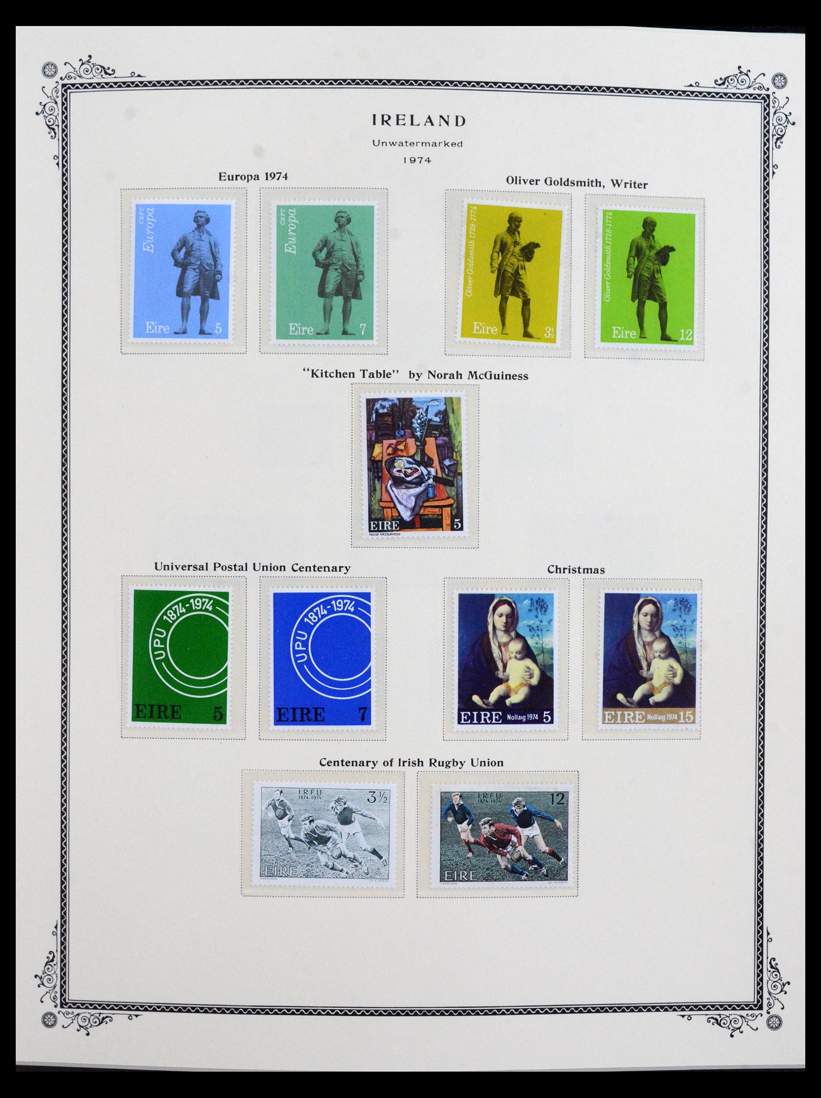 40542 0015 - Postzegel verzameling 40542 Ierland compleet 1953-2008.