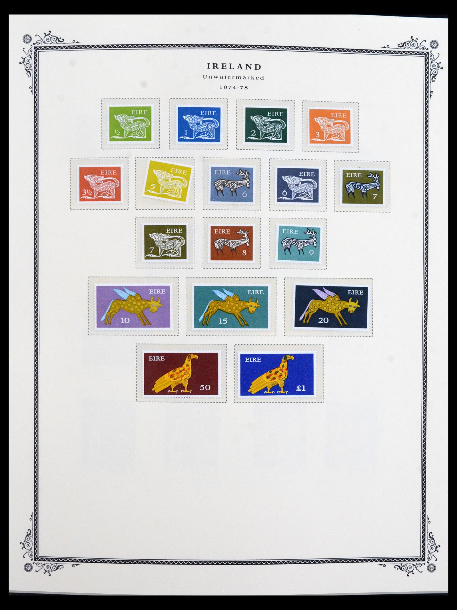40542 0016 - Postzegel verzameling 40542 Ierland compleet 1953-2008.