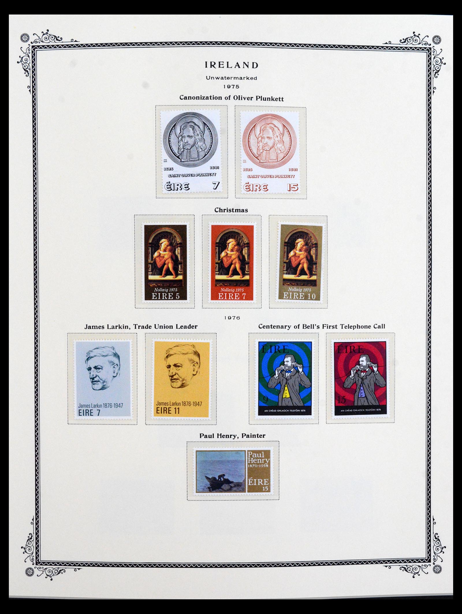 40542 0018 - Postzegel verzameling 40542 Ierland compleet 1953-2008.