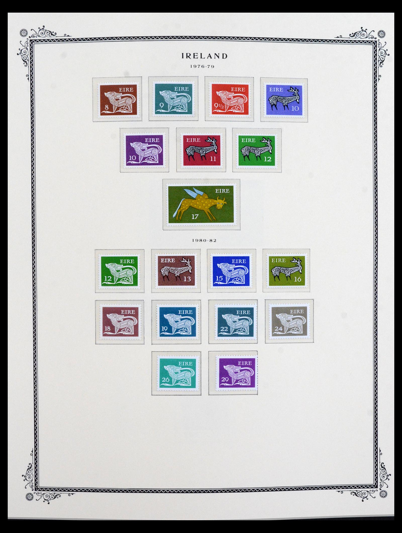 40542 0020 - Postzegel verzameling 40542 Ierland compleet 1953-2008.