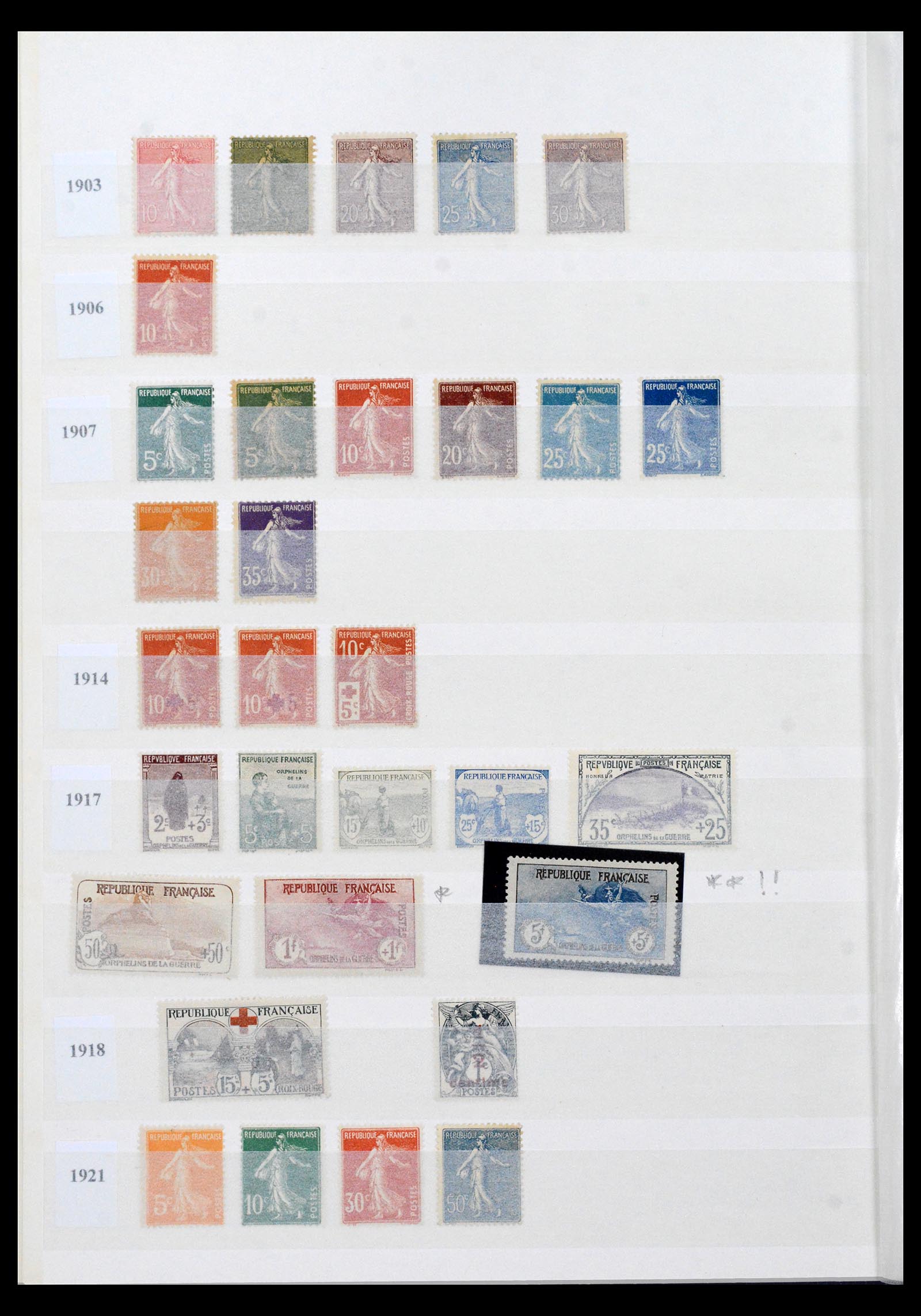 40544 0002 - Stamp collection 40544 France 1900-1998.
