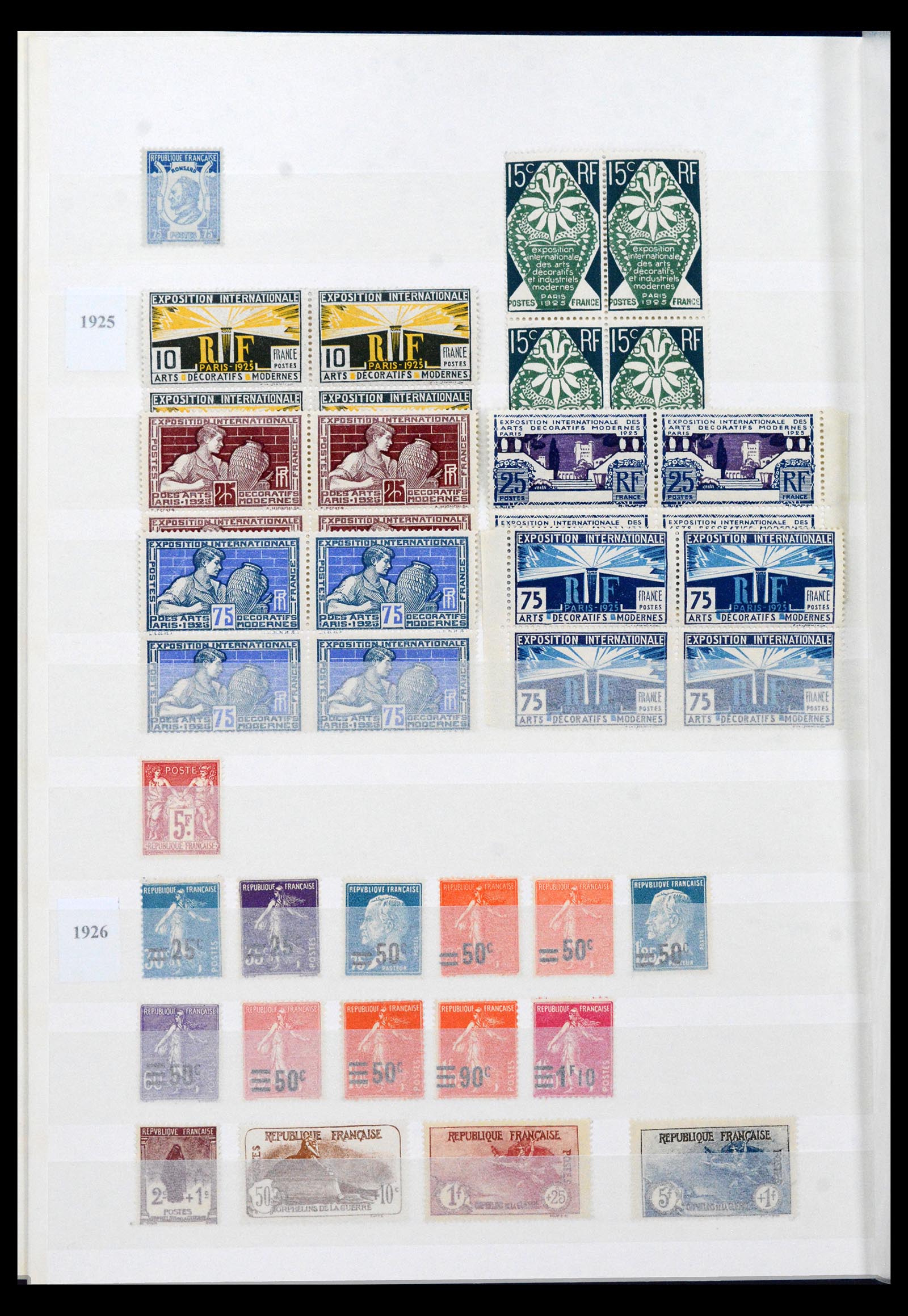 40544 0004 - Stamp collection 40544 France 1900-1998.