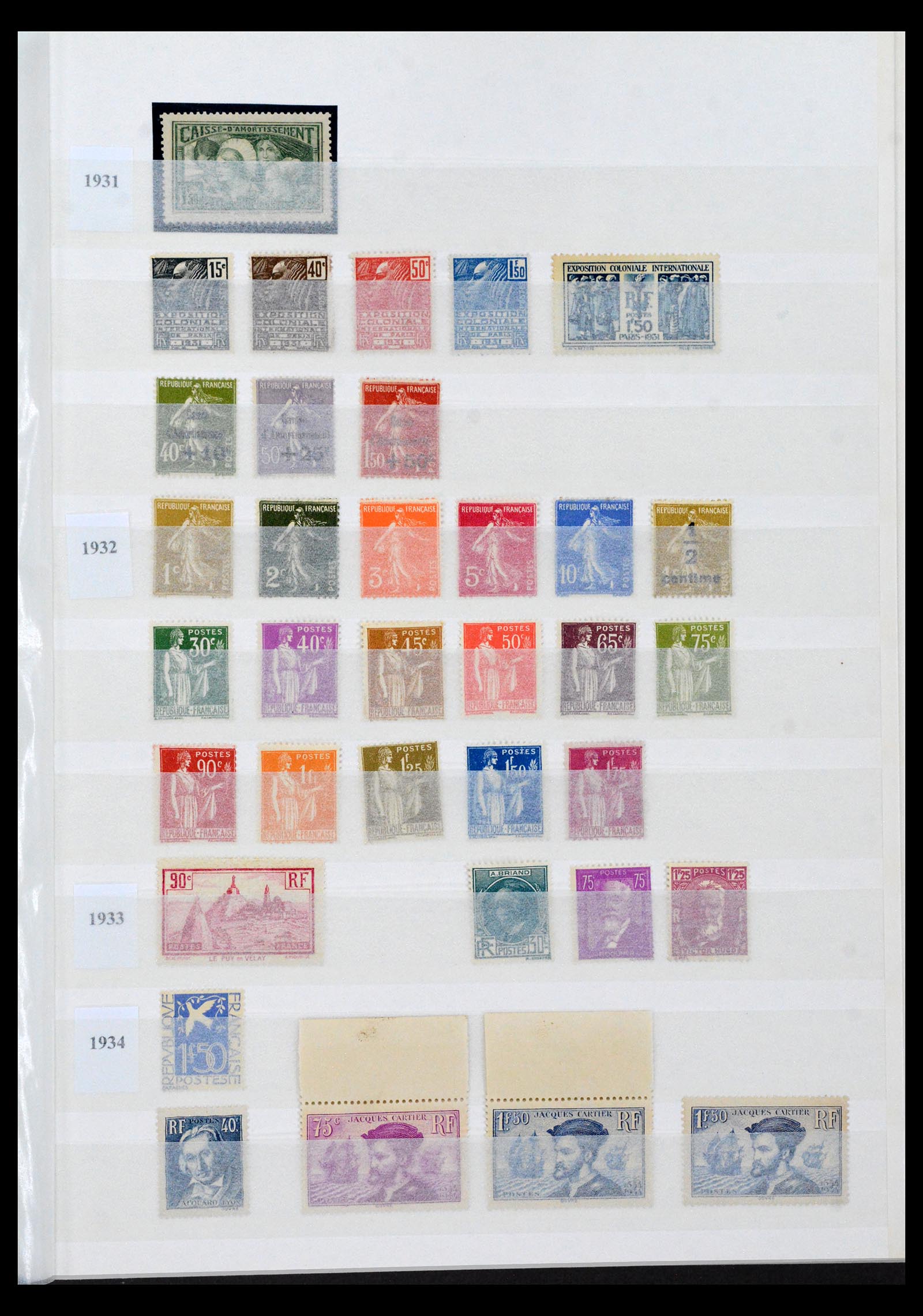 40544 0007 - Stamp collection 40544 France 1900-1998.