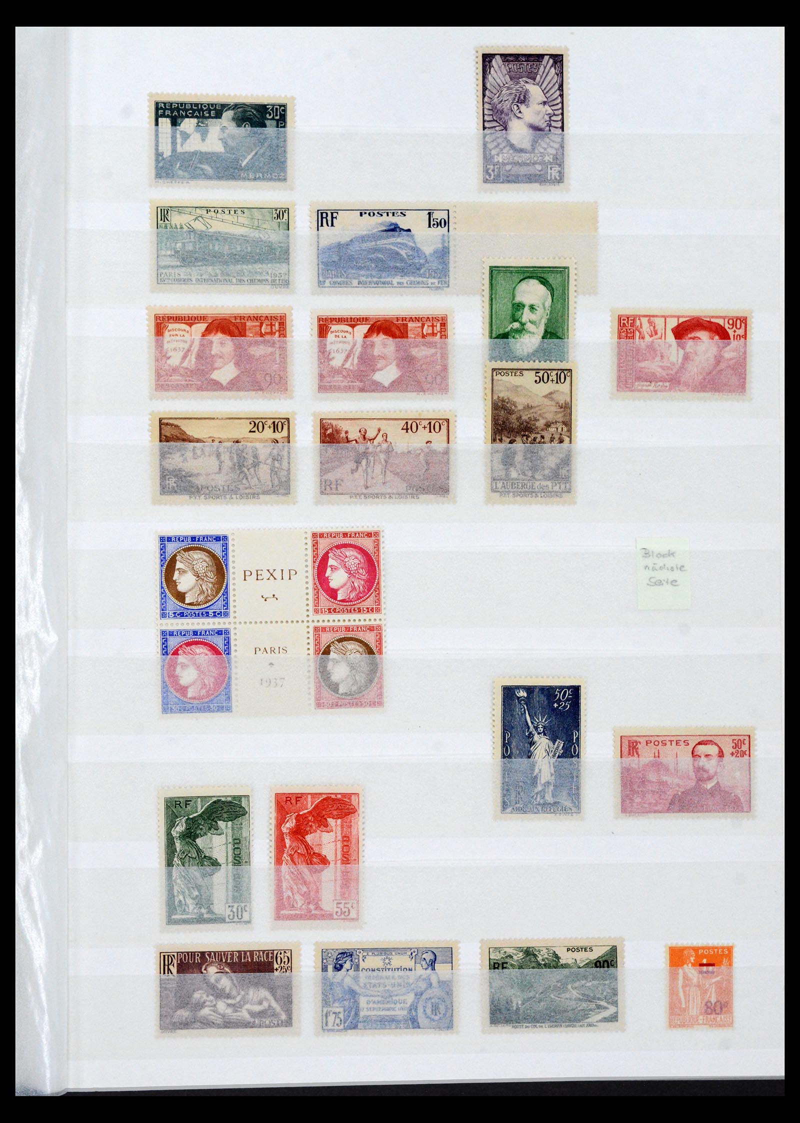 40544 0010 - Stamp collection 40544 France 1900-1998.