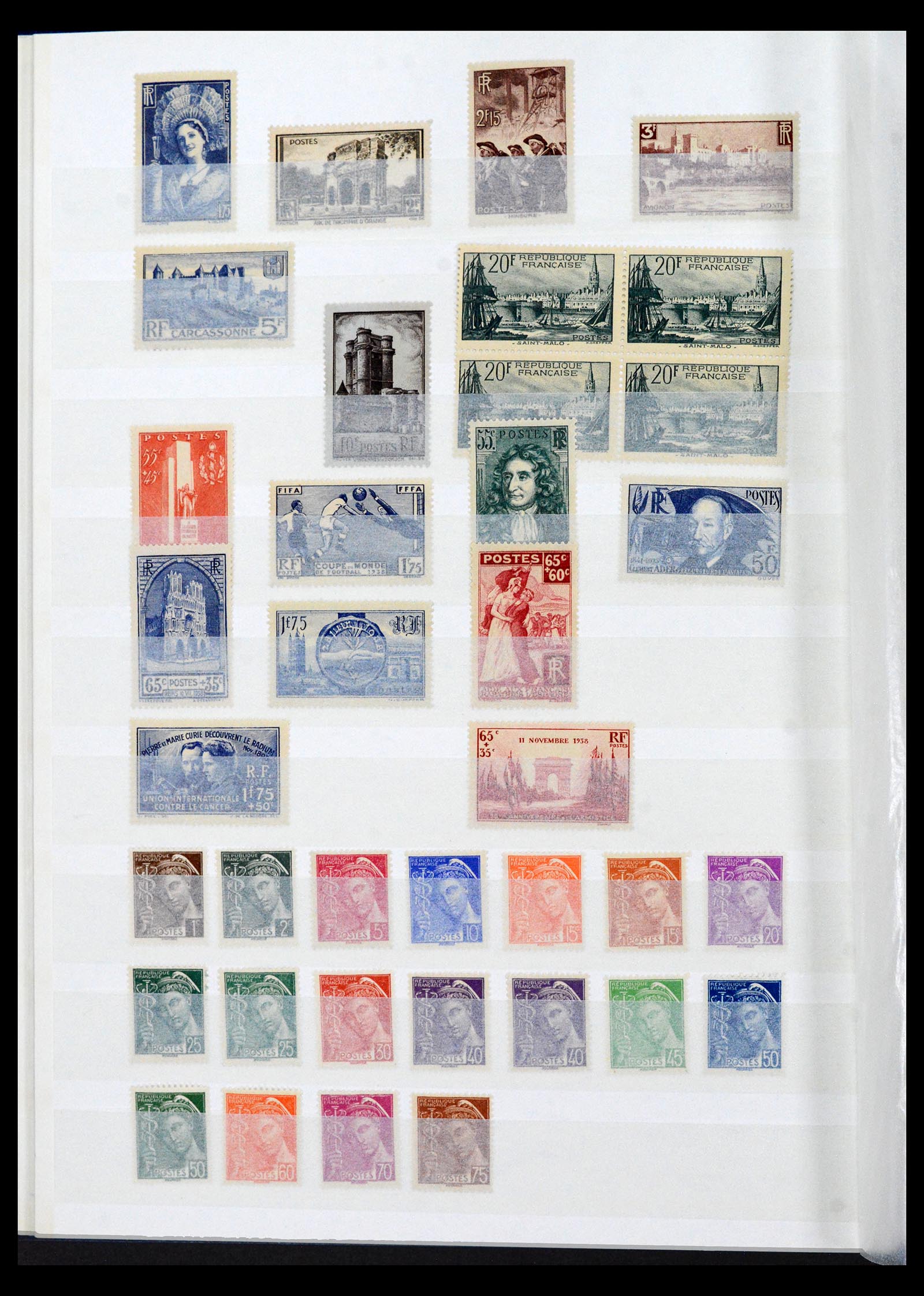 40544 0013 - Stamp collection 40544 France 1900-1998.