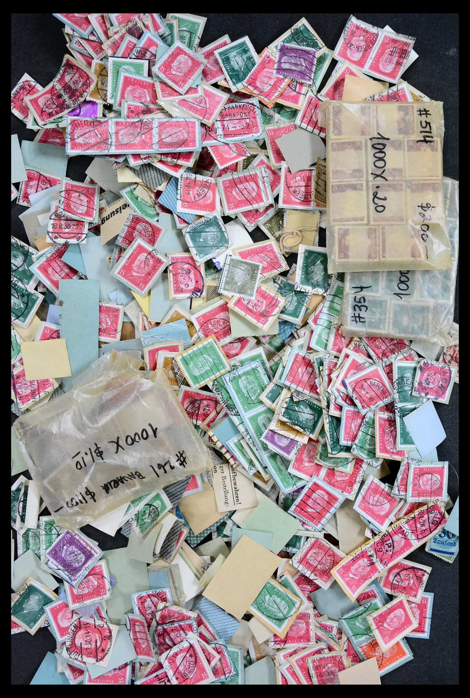 40548 0012 - Stamp collection 40548 Germany sortinglot 1900-1930.
