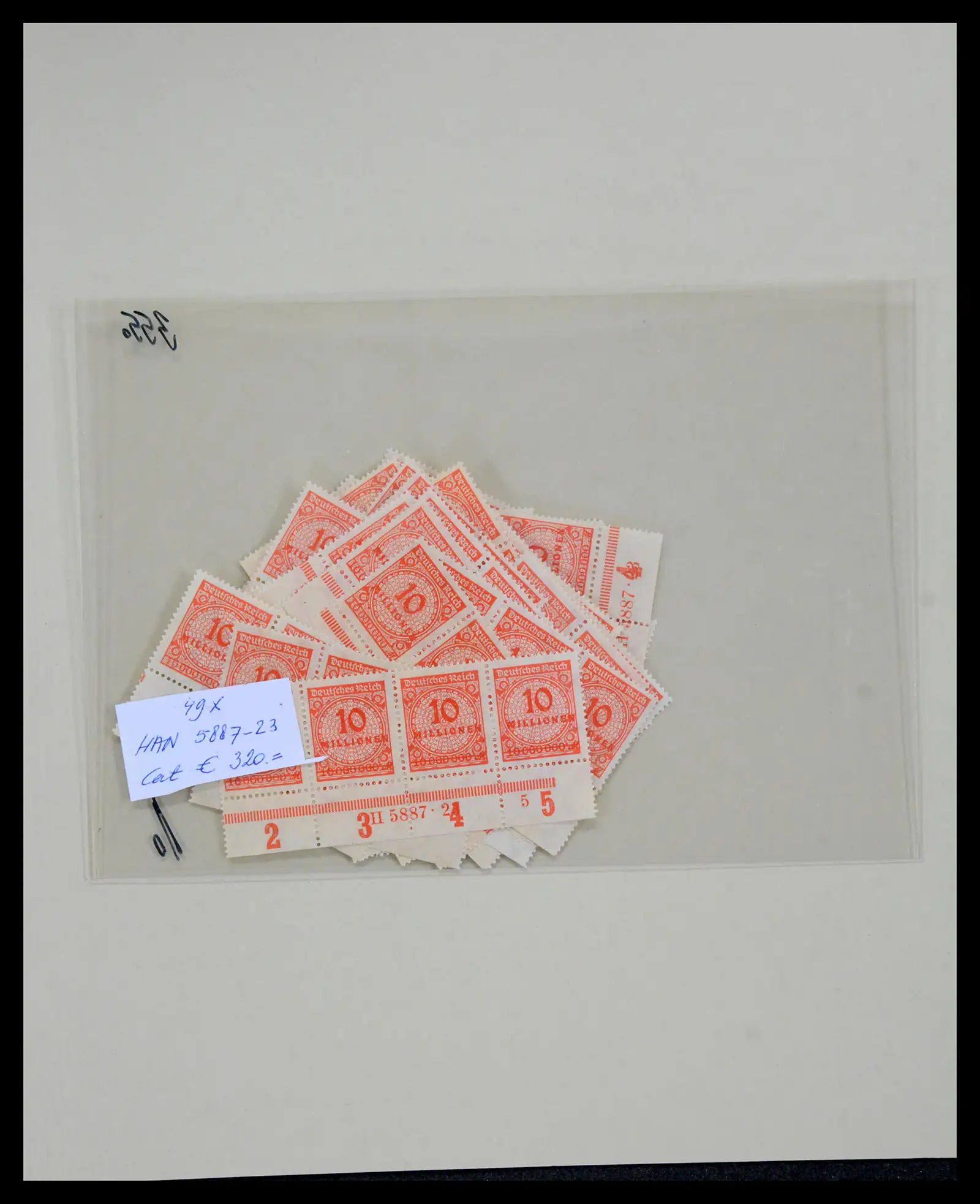 40556 0003 - Stamp collection 40556 German Reich infla.