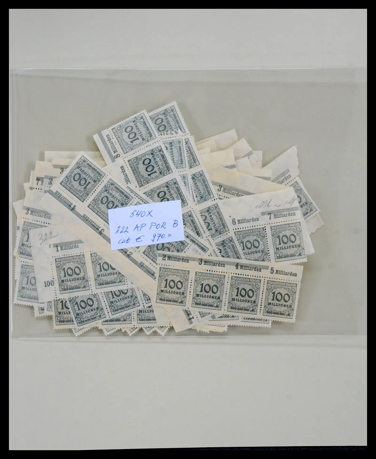 40556 0004 - Stamp collection 40556 German Reich infla.