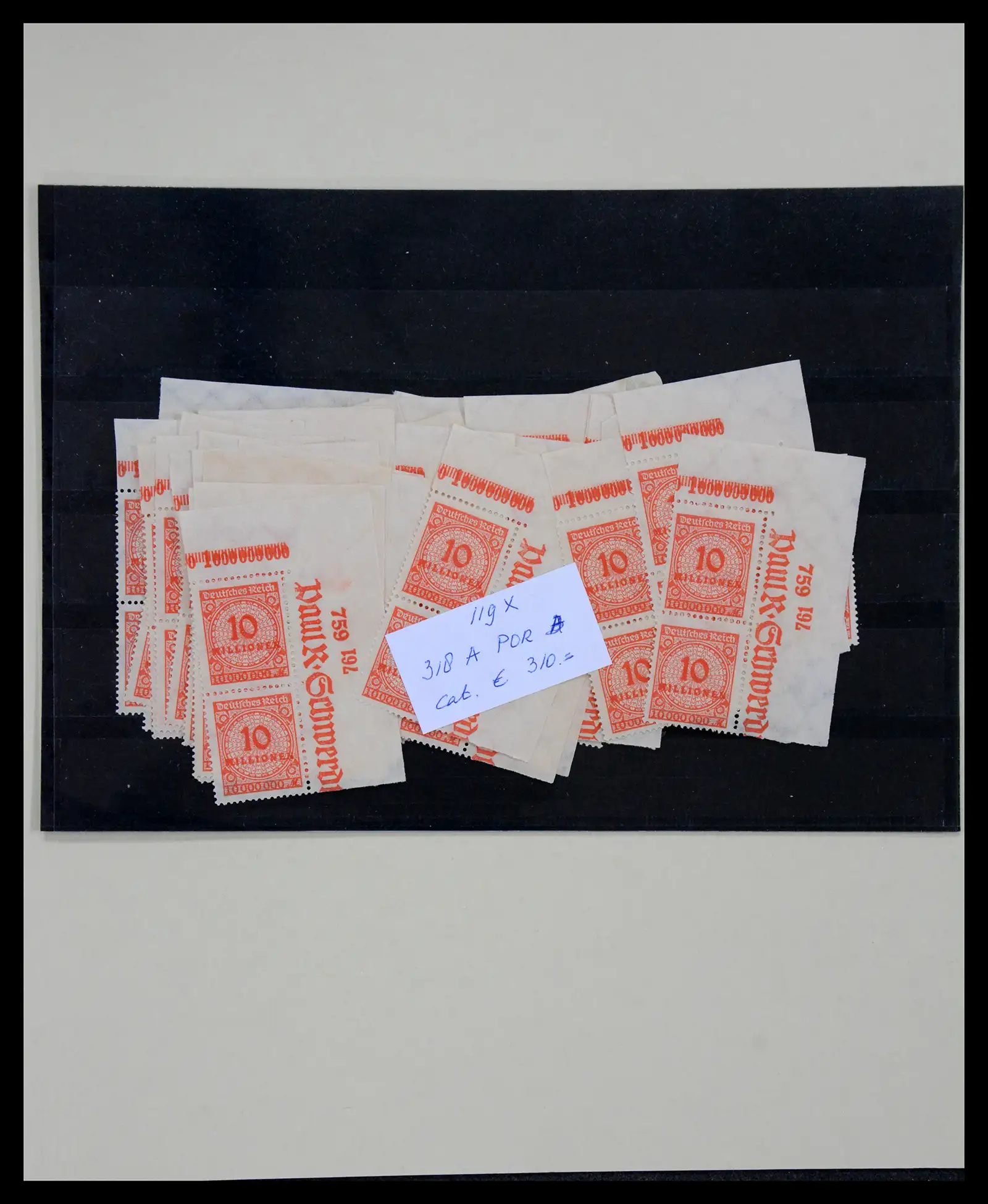 40556 0005 - Stamp collection 40556 German Reich infla.
