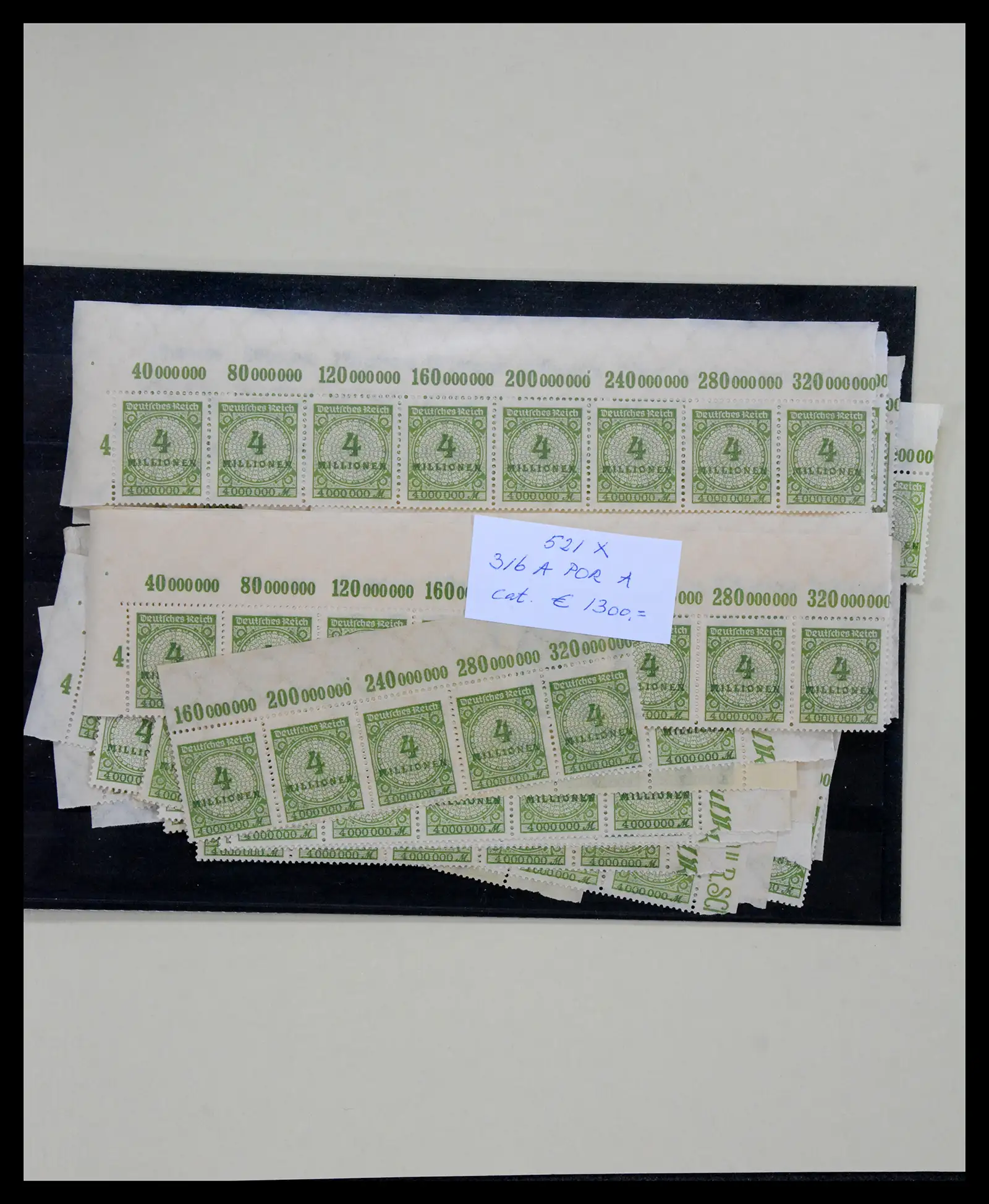 40556 0007 - Stamp collection 40556 German Reich infla.