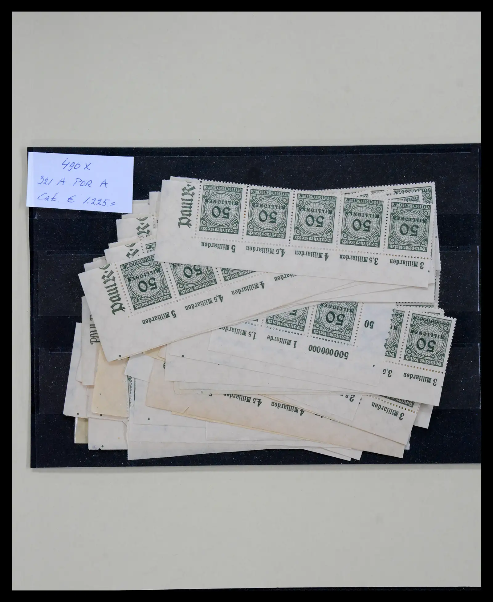 40556 0009 - Stamp collection 40556 German Reich infla.