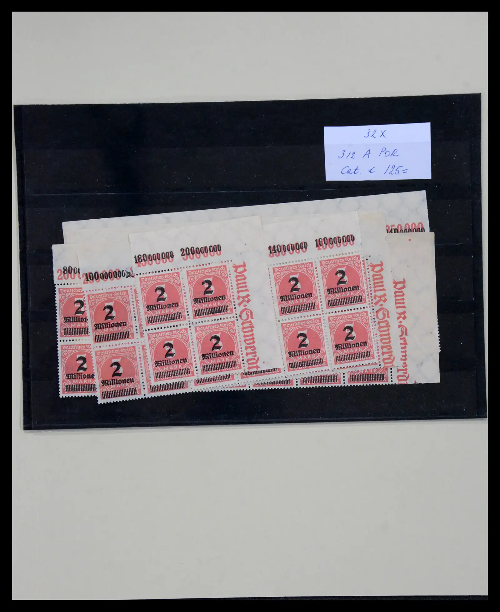 40556 0011 - Stamp collection 40556 German Reich infla.
